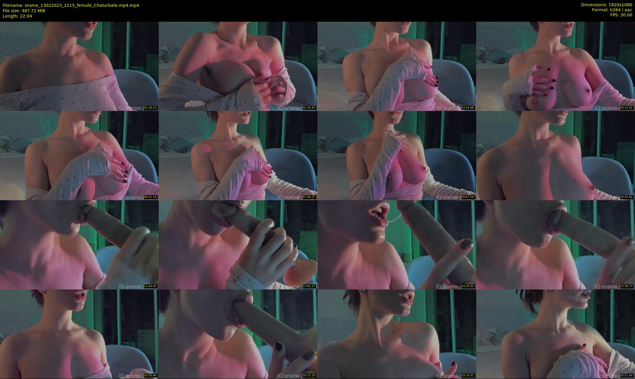 snsme — 23 minute Chaturbate female cam show recording, 1080p, Feb 13, 2023