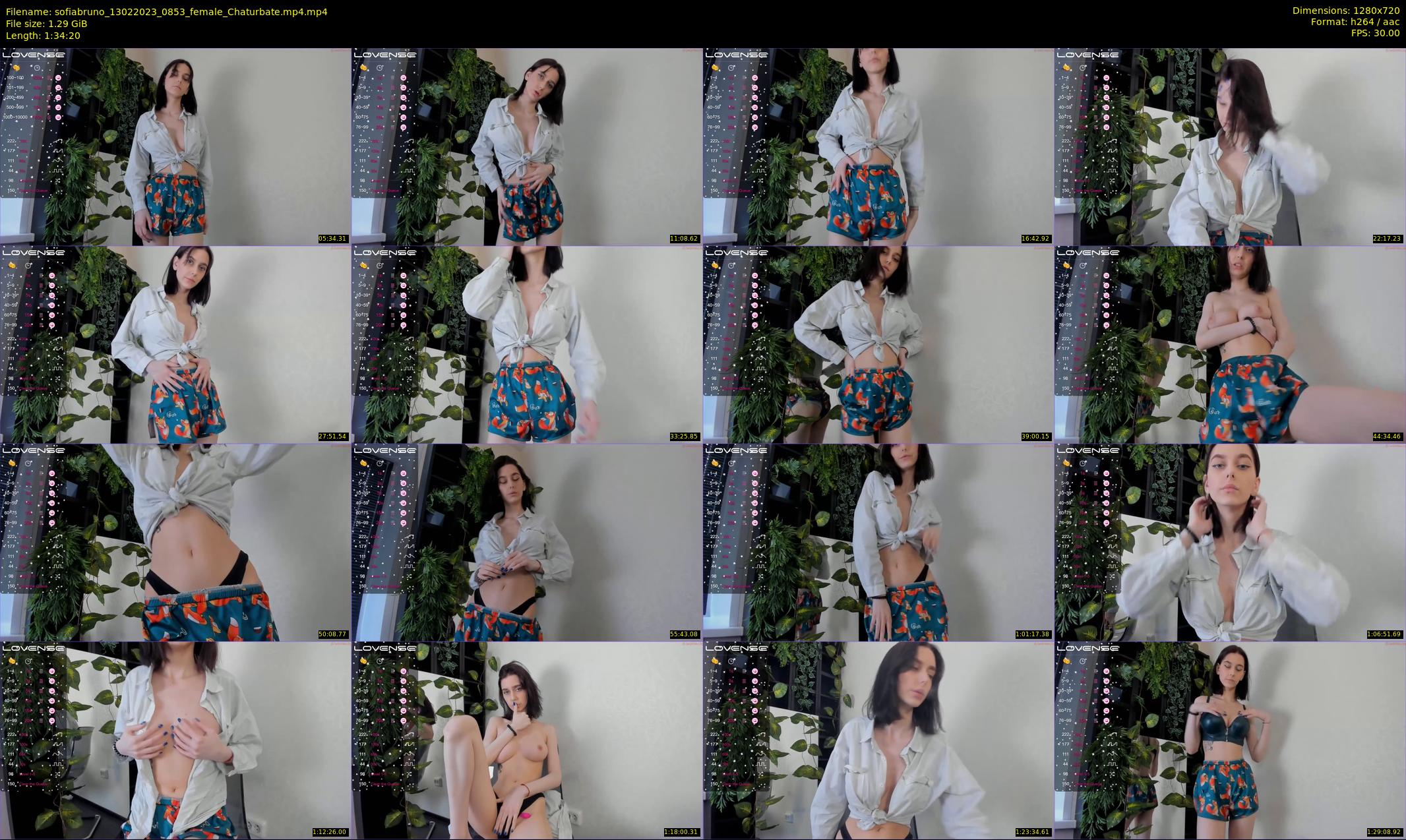 sofiabruno — 95 minute Chaturbate female cam show recording, 720p, Feb 13, 2023