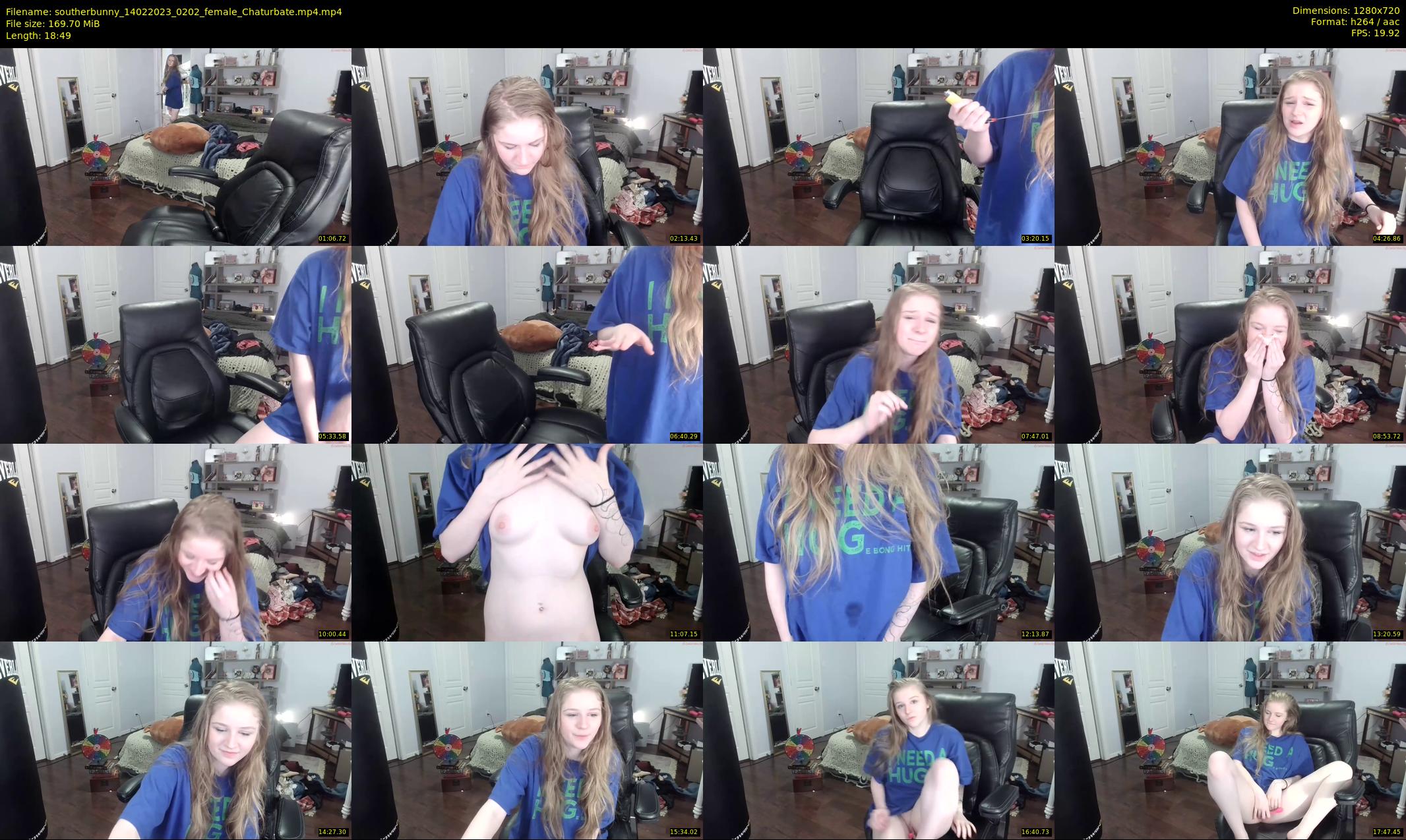 southerbunny — 19 minute Chaturbate female cam show recording, 720p, Feb 14, 2023