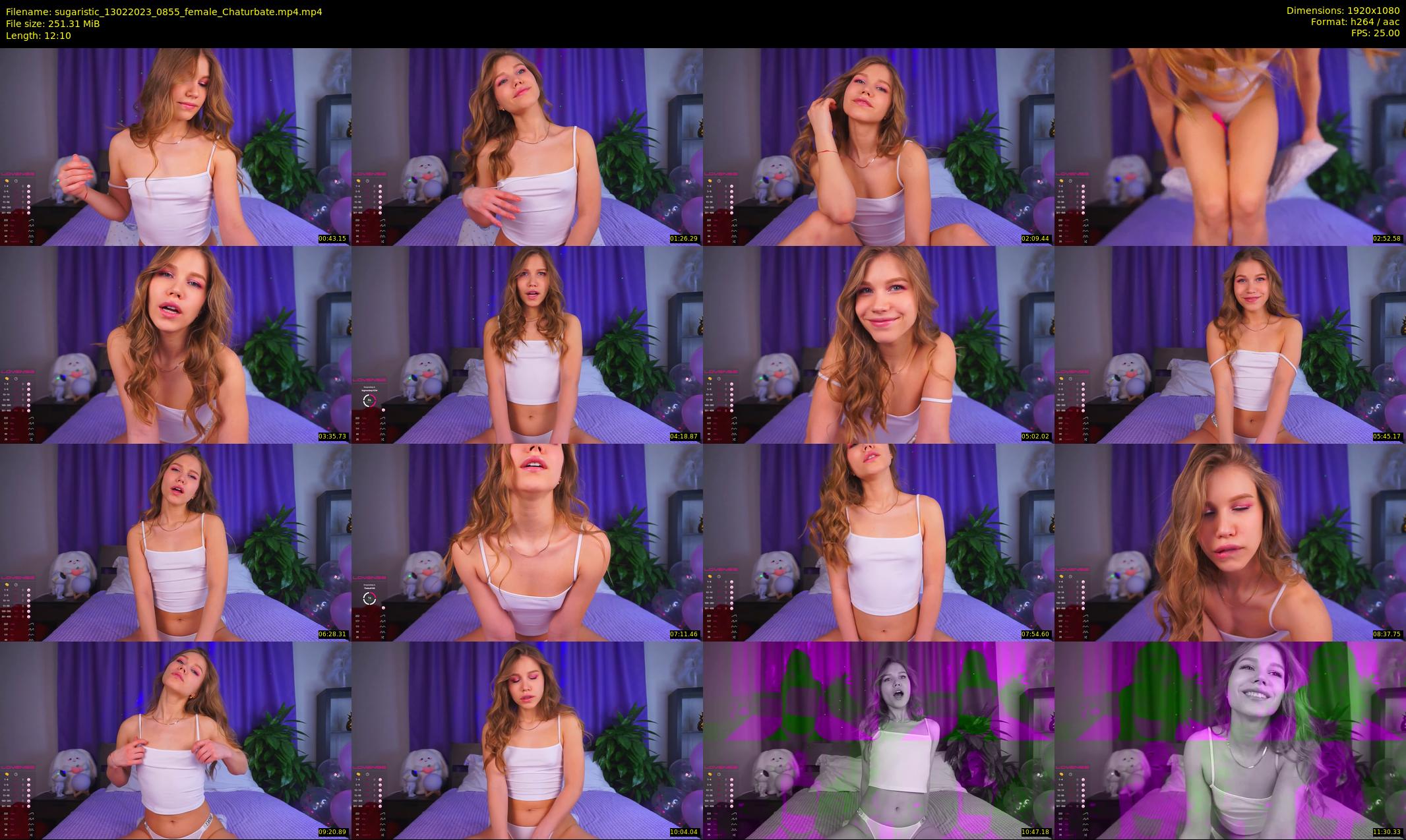 sugaristic — 13 minute Chaturbate female cam show recording, 1080p, Feb 13, 2023