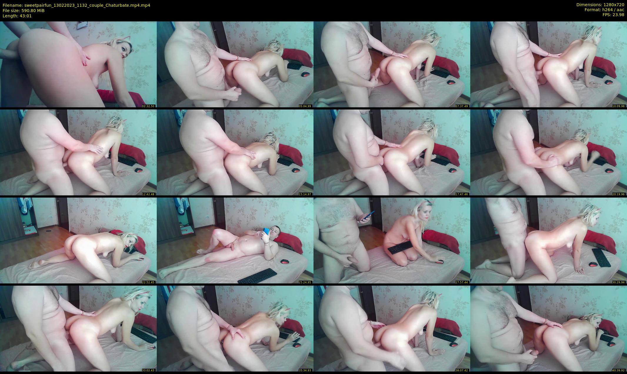 sweetpairfun — 44 minute Chaturbate couple cam show recording, 720p, Feb 13, 2023