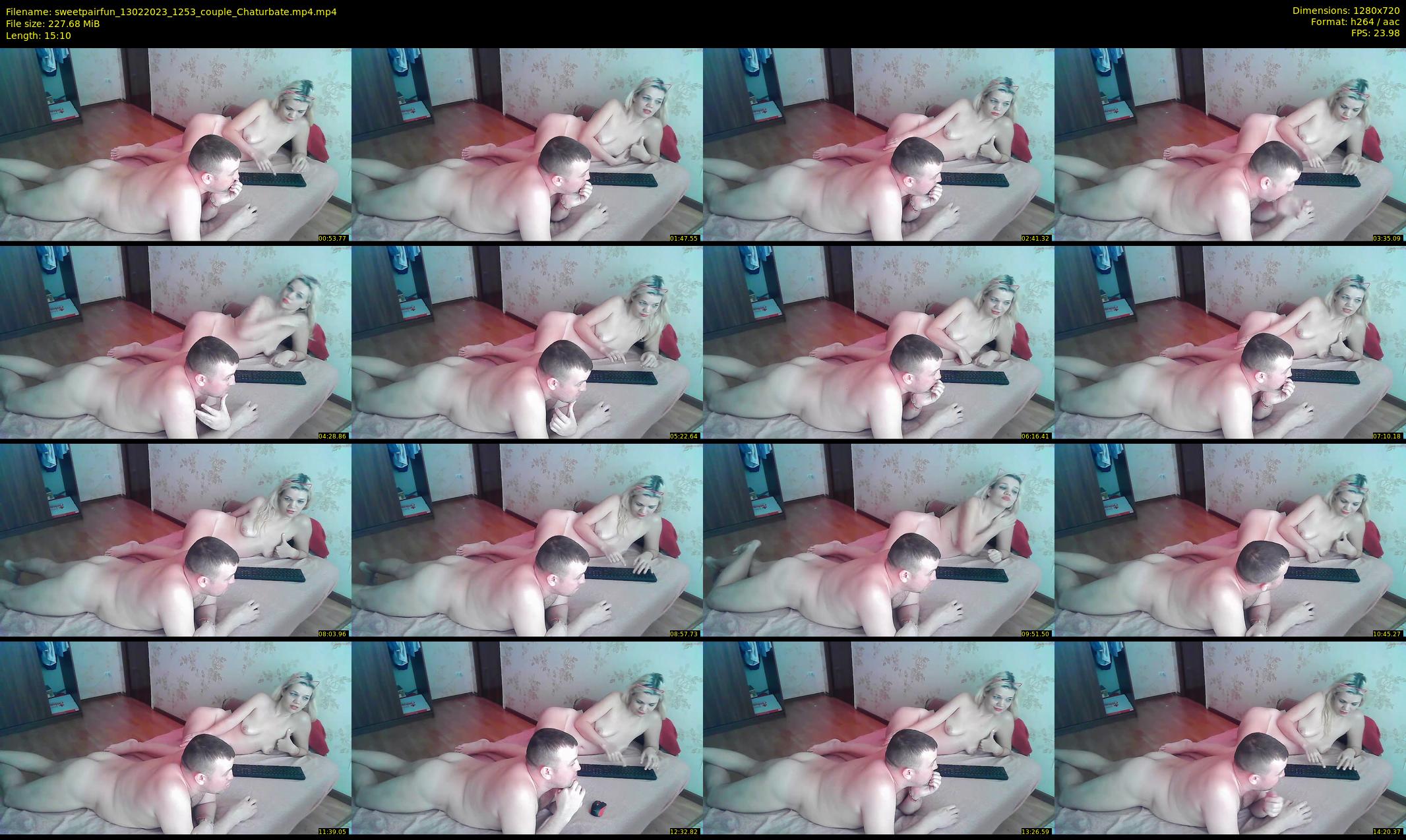 sweetpairfun — 16 minute Chaturbate couple cam show recording, 720p, Feb 13, 2023
