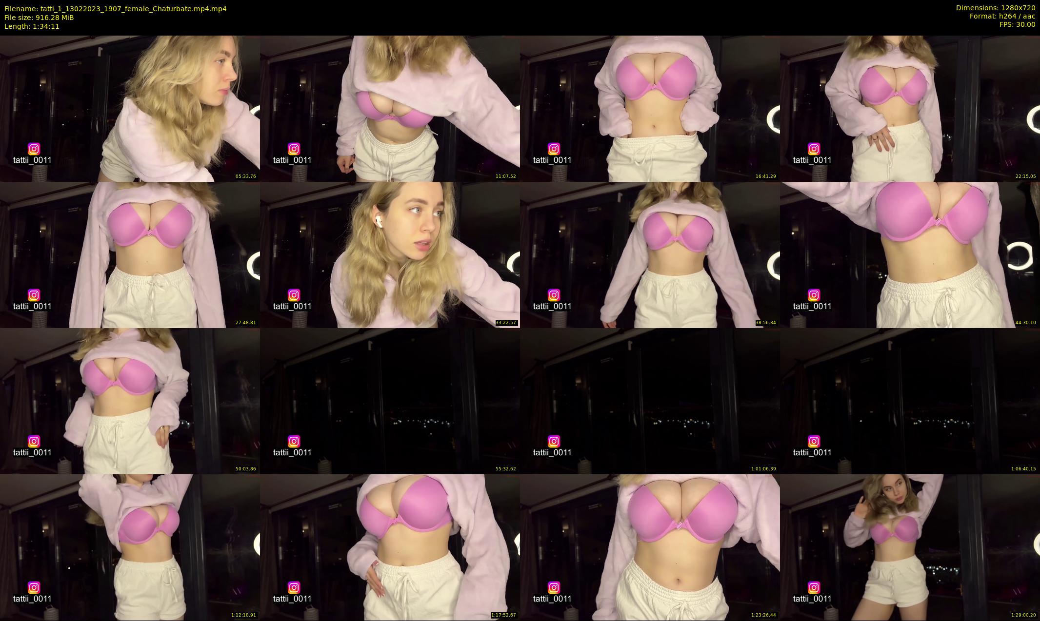 tatti_1 — 95 minute Chaturbate female cam show recording, 720p, Feb 13, 2023