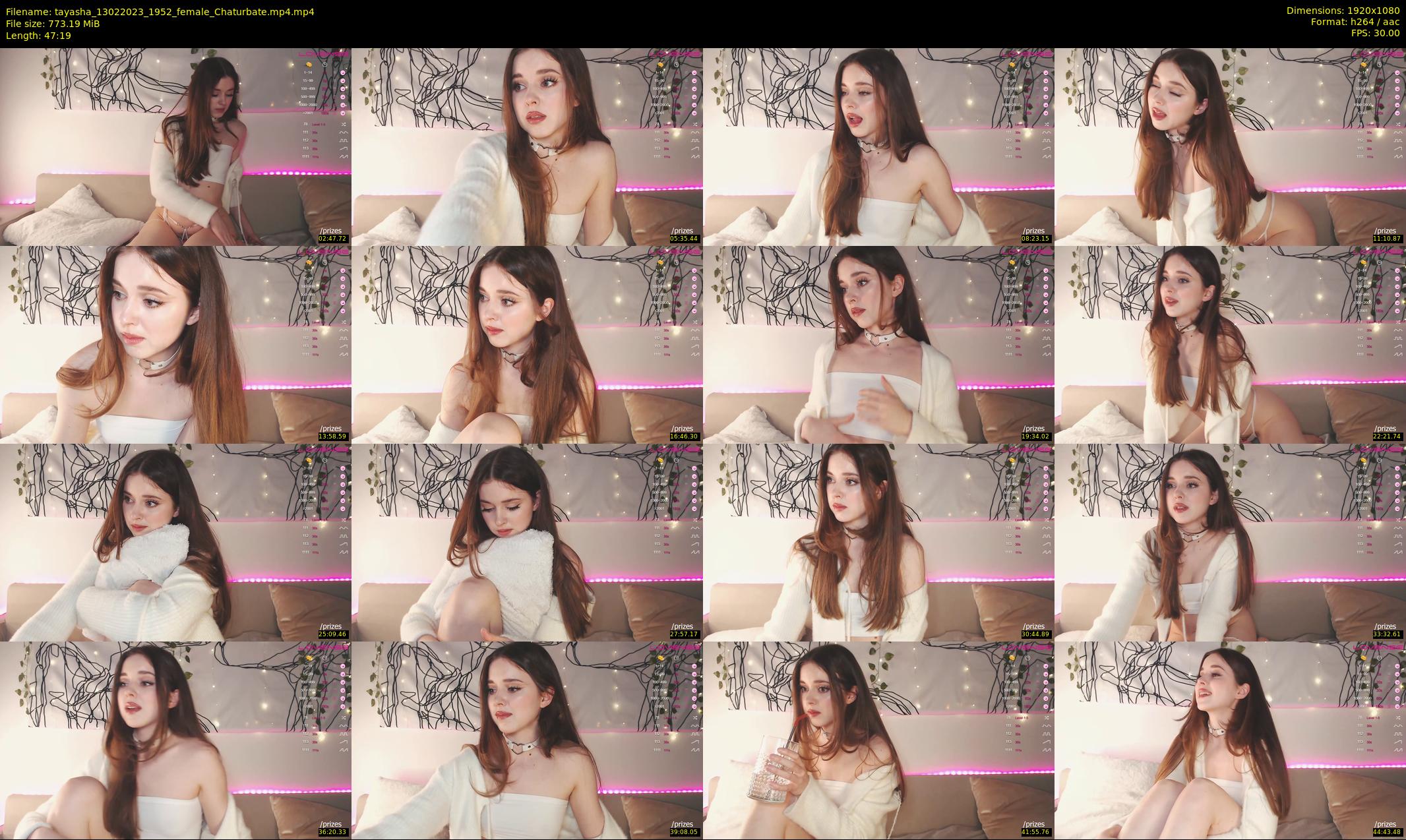 tayasha — 48 minute Chaturbate female cam show recording, 1080p, Feb 13, 2023