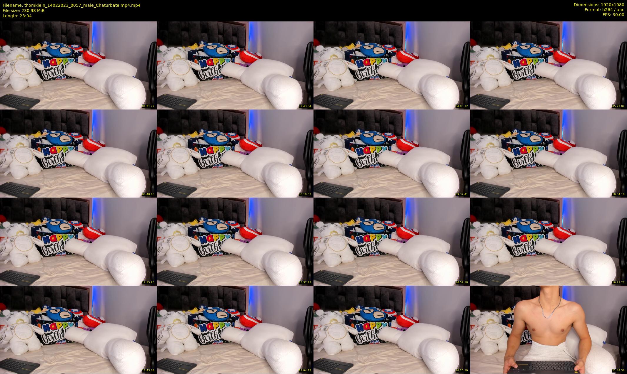 thomklein — 24 minute Chaturbate male cam show recording, 1080p, Feb 14, 2023
