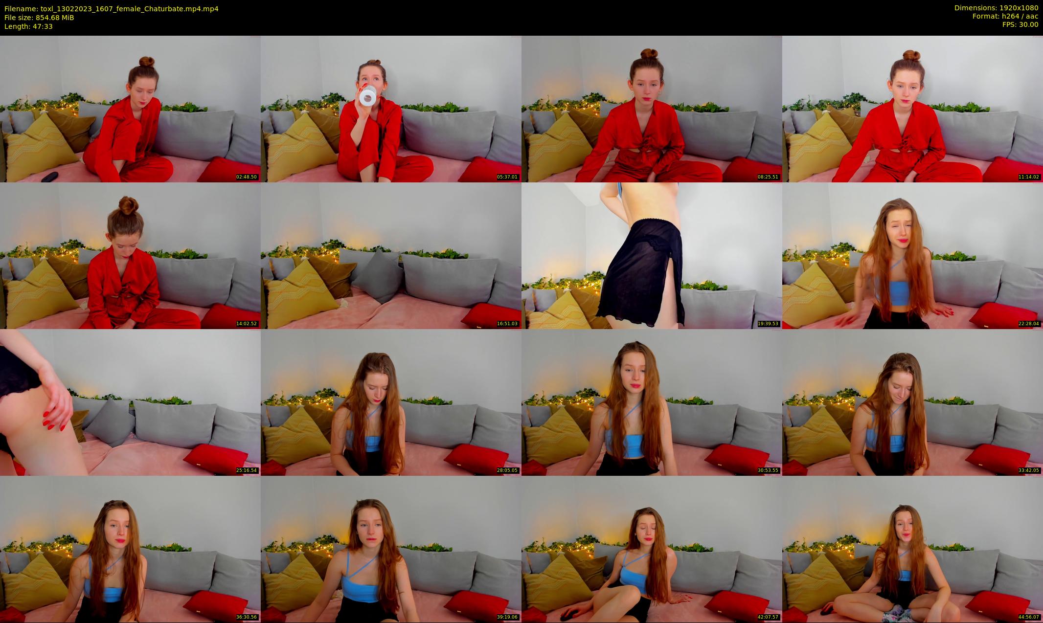 toxl — 48 minute Chaturbate female cam show recording, 1080p, Feb 13, 2023