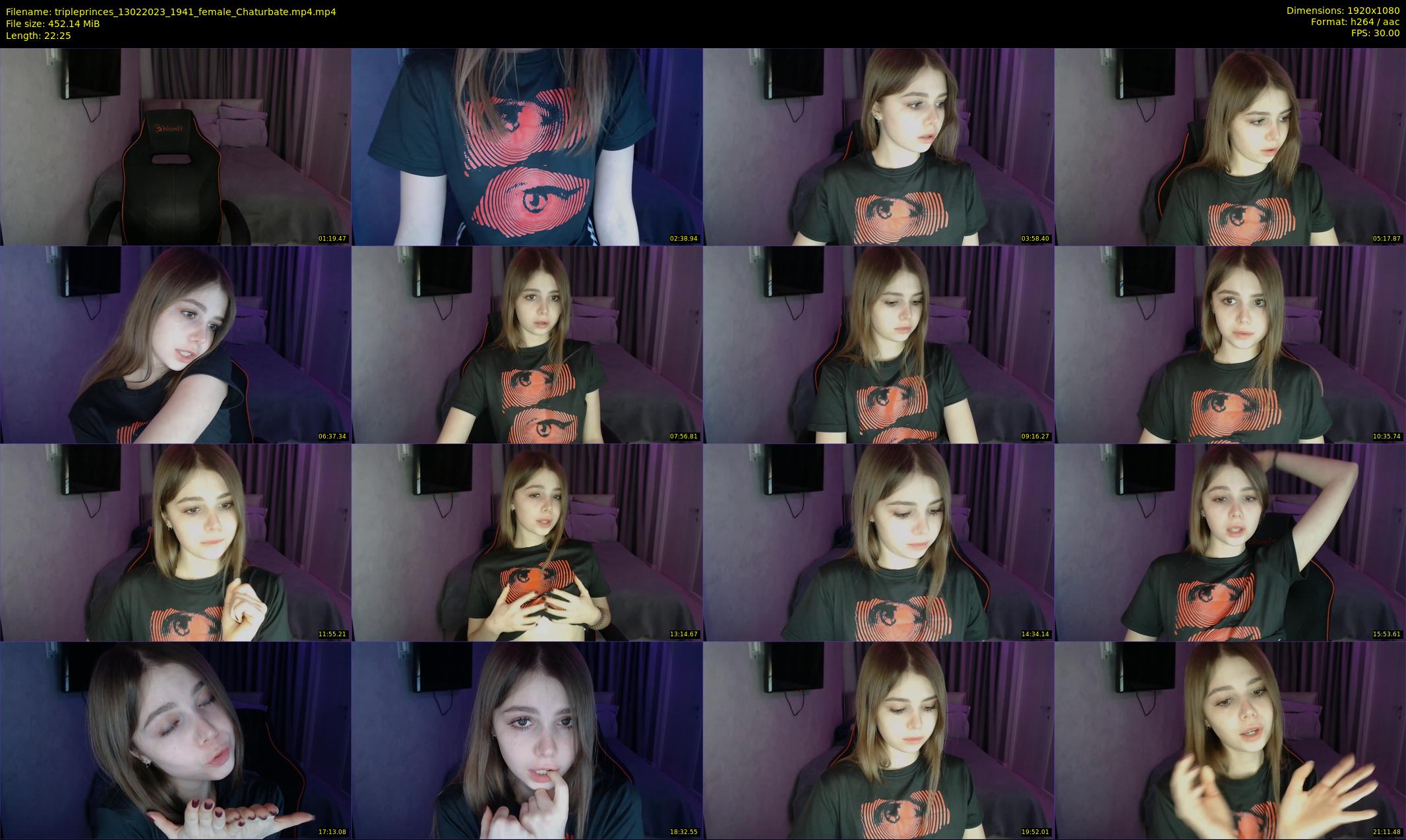 tripleprinces — 23 minute Chaturbate female cam show recording, 1080p, Feb 13, 2023