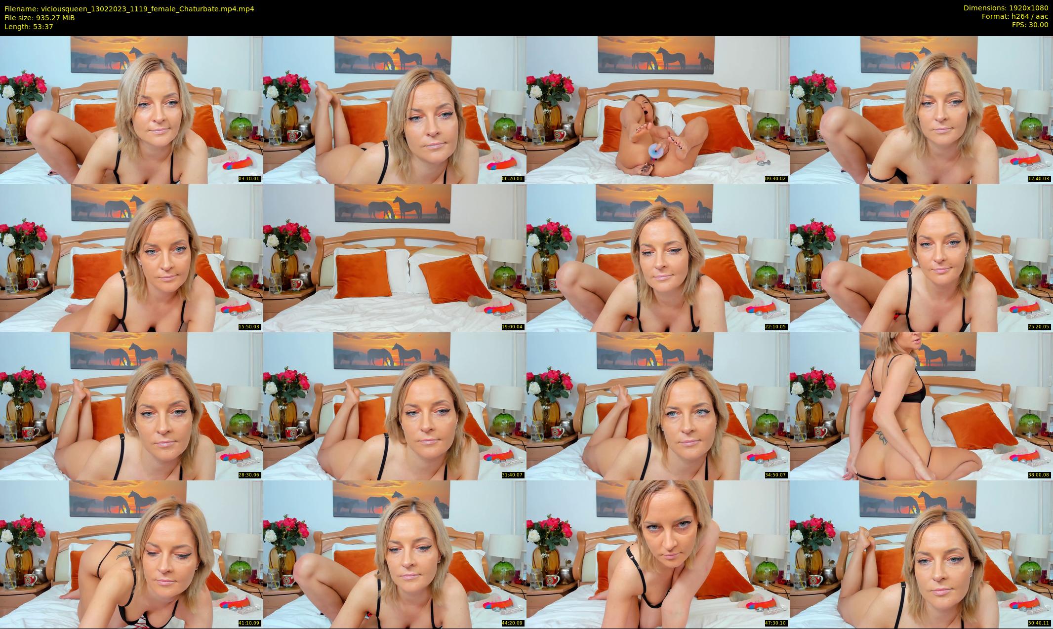 viciousqueen — 54 minute Chaturbate female cam show recording, 1080p, Feb 13, 2023