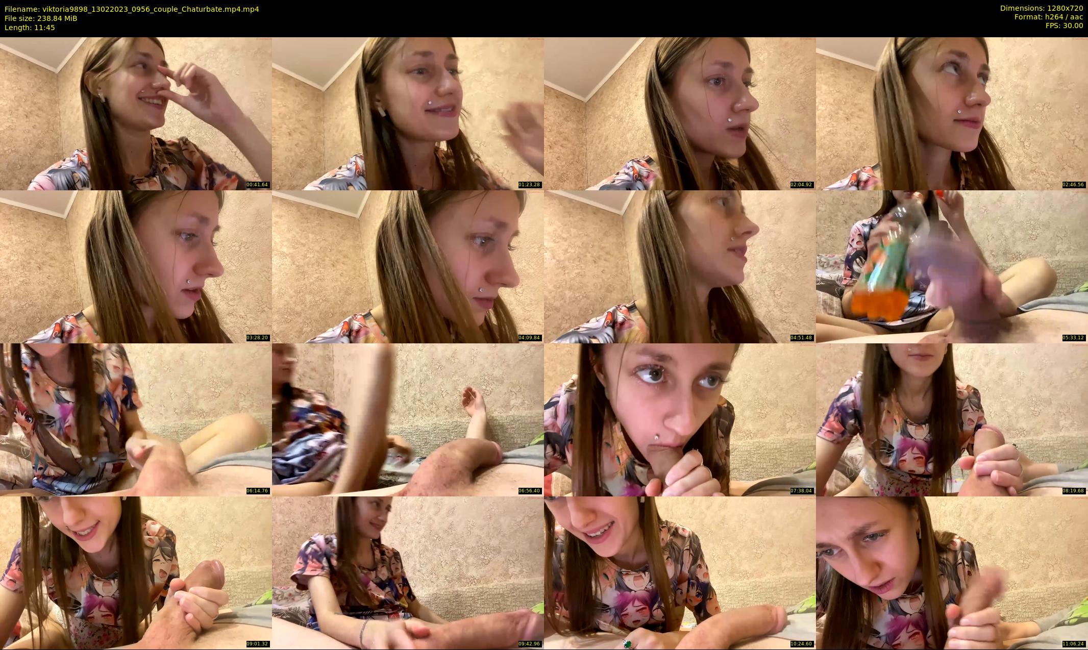 viktoria9898 — 12 minute Chaturbate couple cam show recording, 720p, Feb 13, 2023