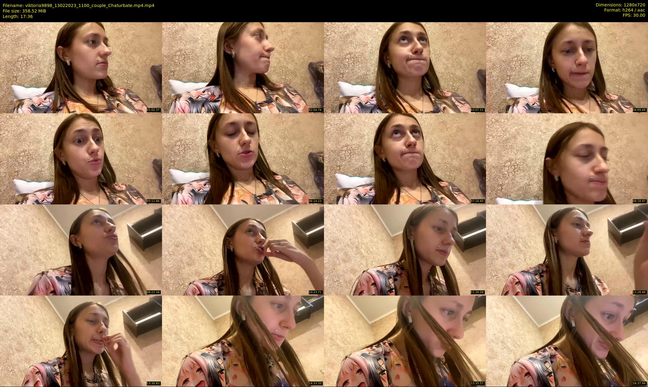 viktoria9898 — 18 minute Chaturbate couple cam show recording, 720p, Feb 13, 2023