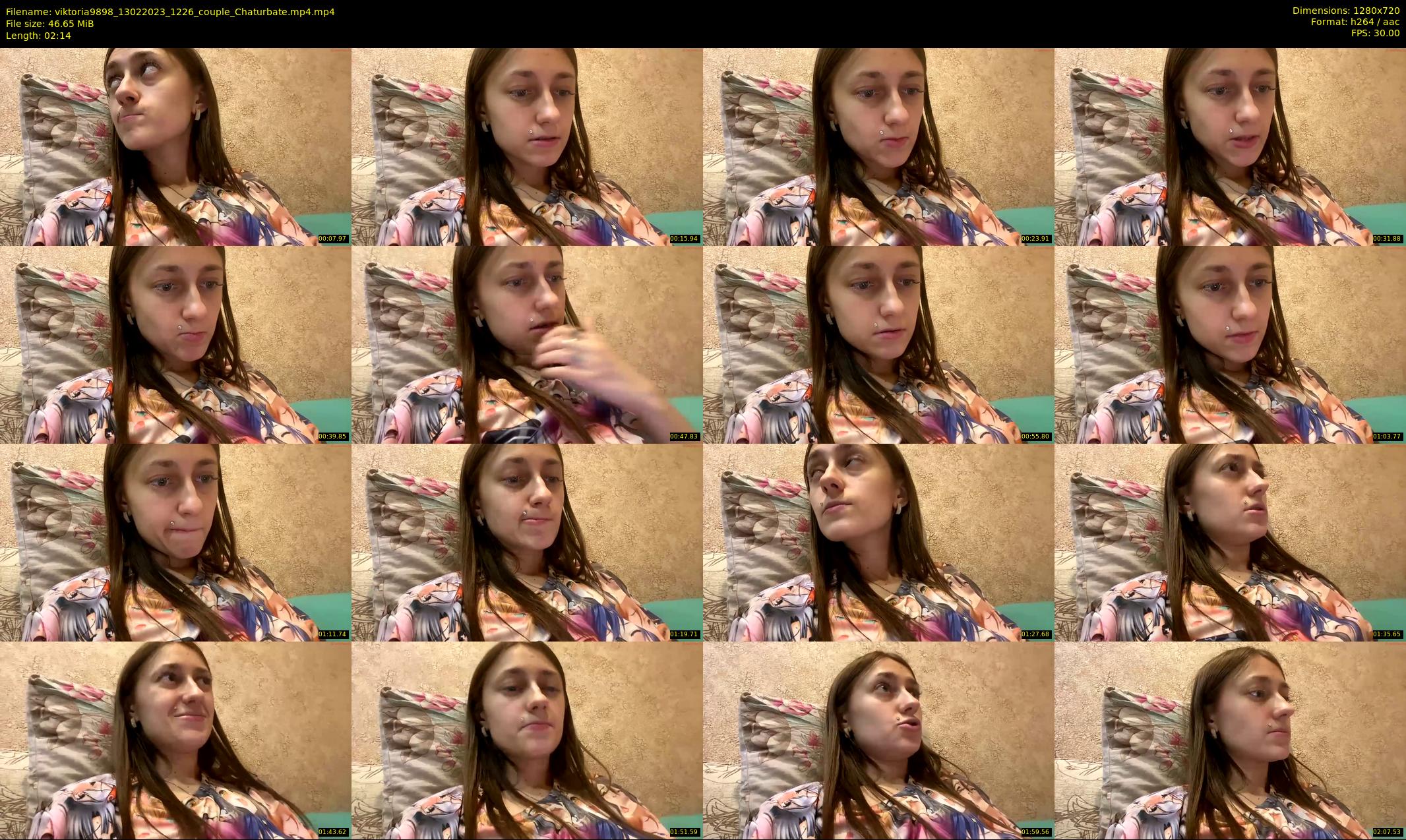 viktoria9898 — 3 minute Chaturbate couple cam show recording, 720p, Feb 13, 2023