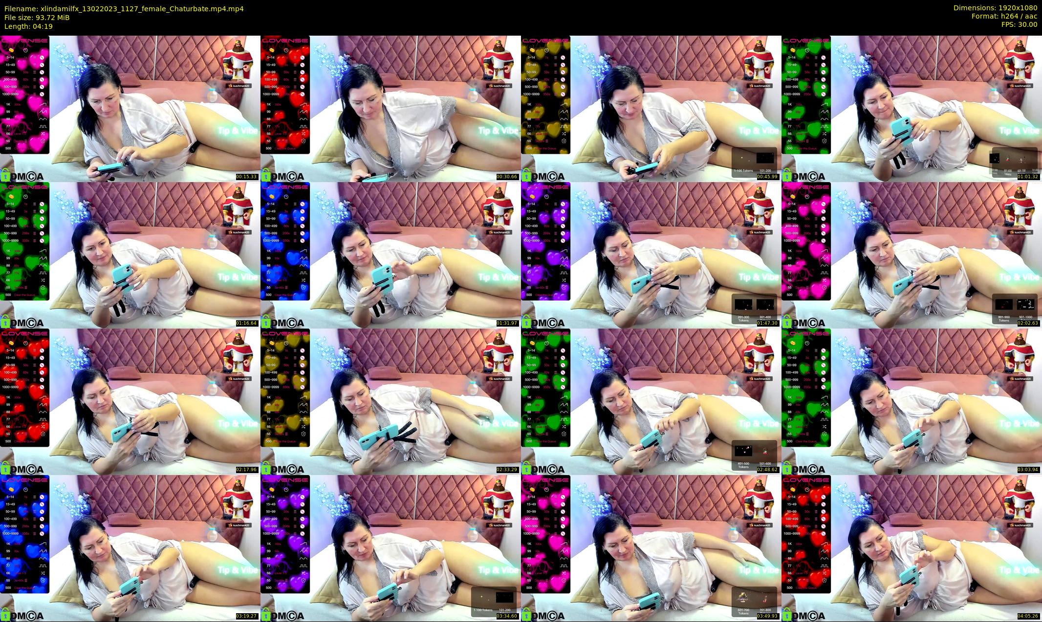 xlindamilfx — 5 minute Chaturbate female cam show recording, 1080p, Feb 13, 2023