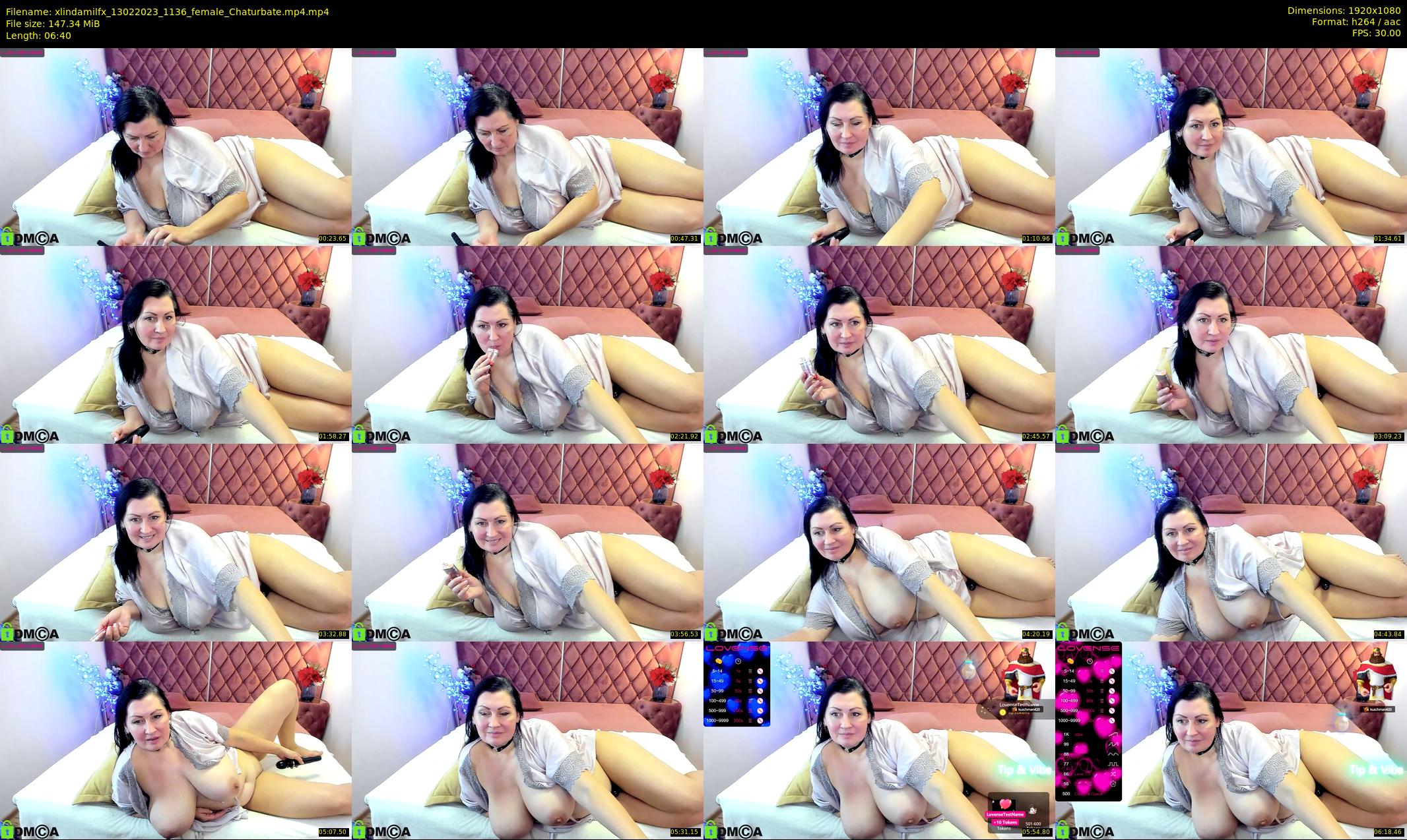 xlindamilfx — 7 minute Chaturbate female cam show recording, 1080p, Feb 13, 2023