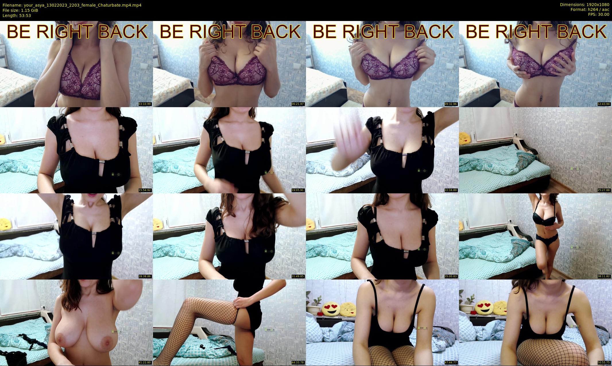 your_asya — 54 minute Chaturbate female cam show recording, 1080p, Feb 13, 2023