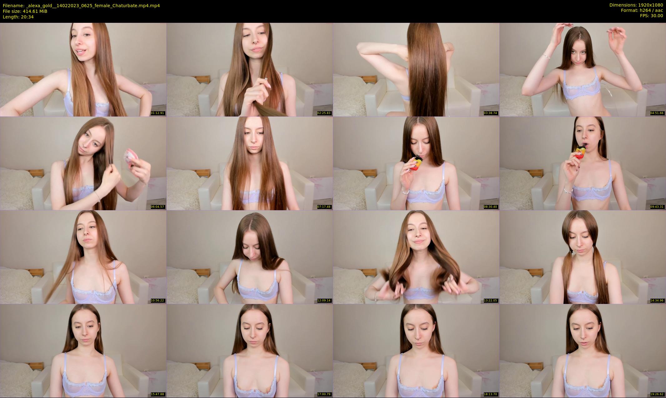 _alexa_gold_ — 21 minute Chaturbate female cam show recording, 1080p, Feb 14, 2023