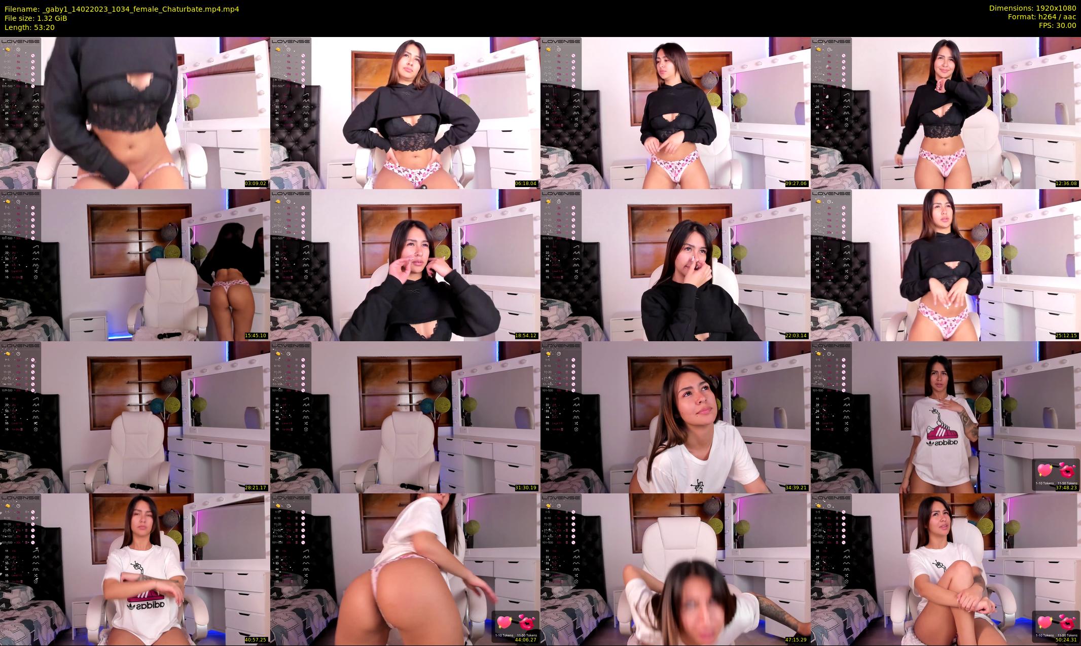 _gaby1 — 54 minute Chaturbate female cam show recording, 1080p, Feb 14, 2023