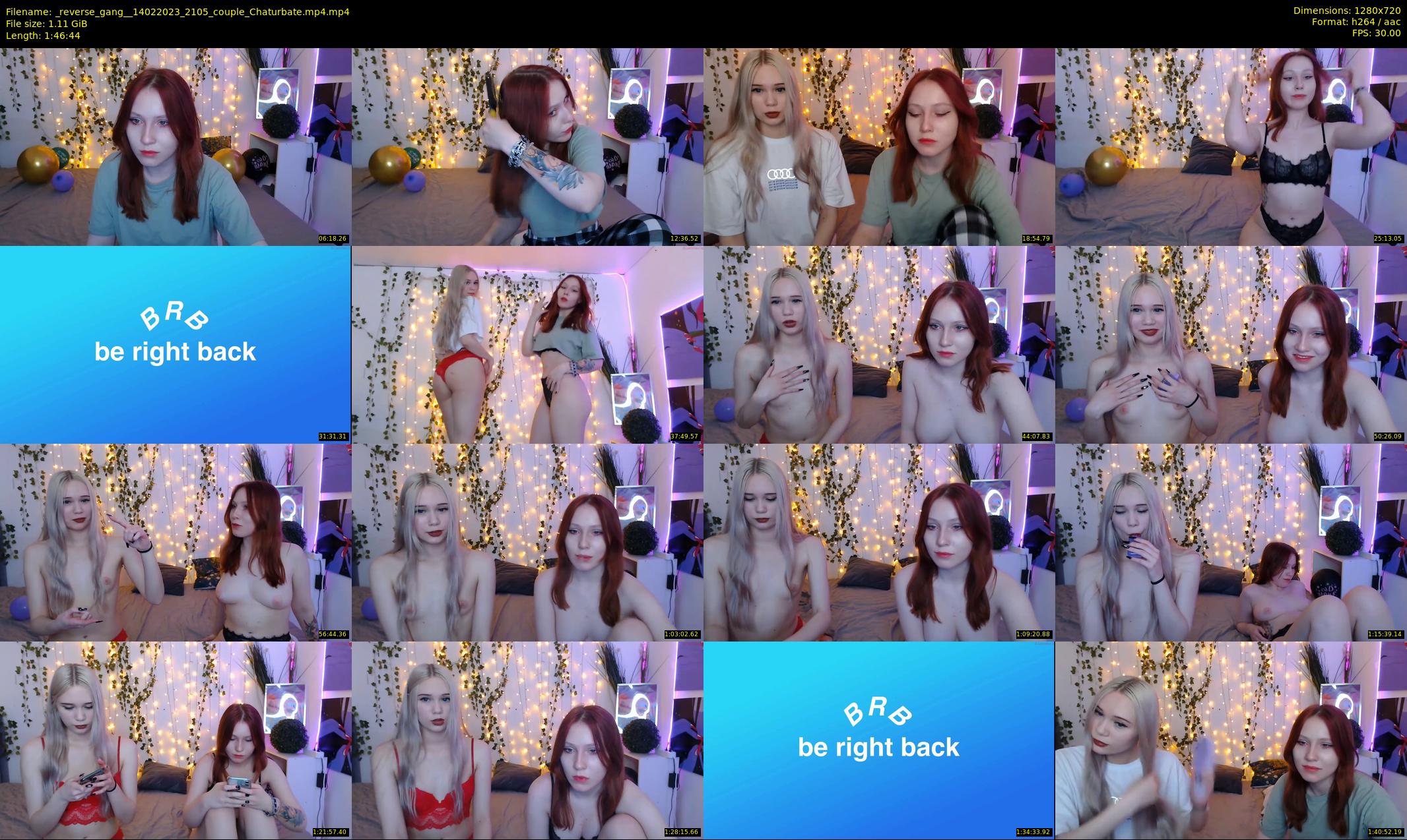 _reverse_gang_ — 107 minute Chaturbate couple cam show recording, 720p, Feb 14, 2023