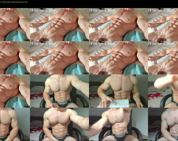 adam_muscle_ — 64 minute Chaturbate male cam show recording, 1080p, Feb 14, 2023