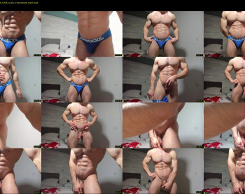 adam_muscle_ — 12 minute Chaturbate male cam show recording, 1080p, Feb 14, 2023