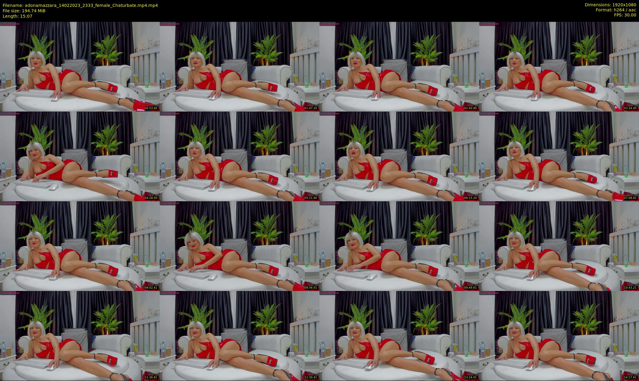 adonamazzara — 16 minute Chaturbate female cam show recording, 1080p, Feb 14, 2023