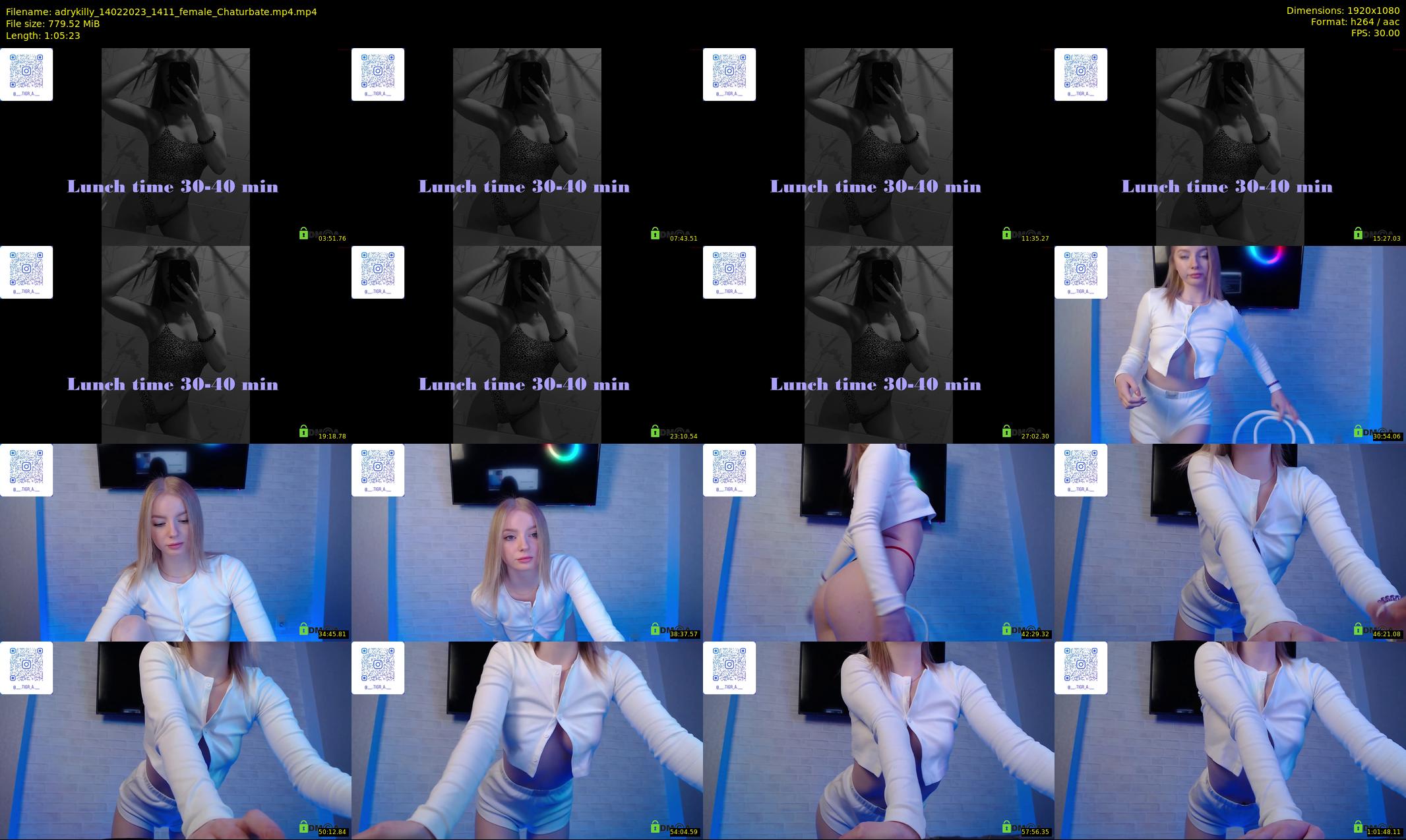 adrykilly — 66 minute Chaturbate female cam show recording, 1080p, Feb 14, 2023