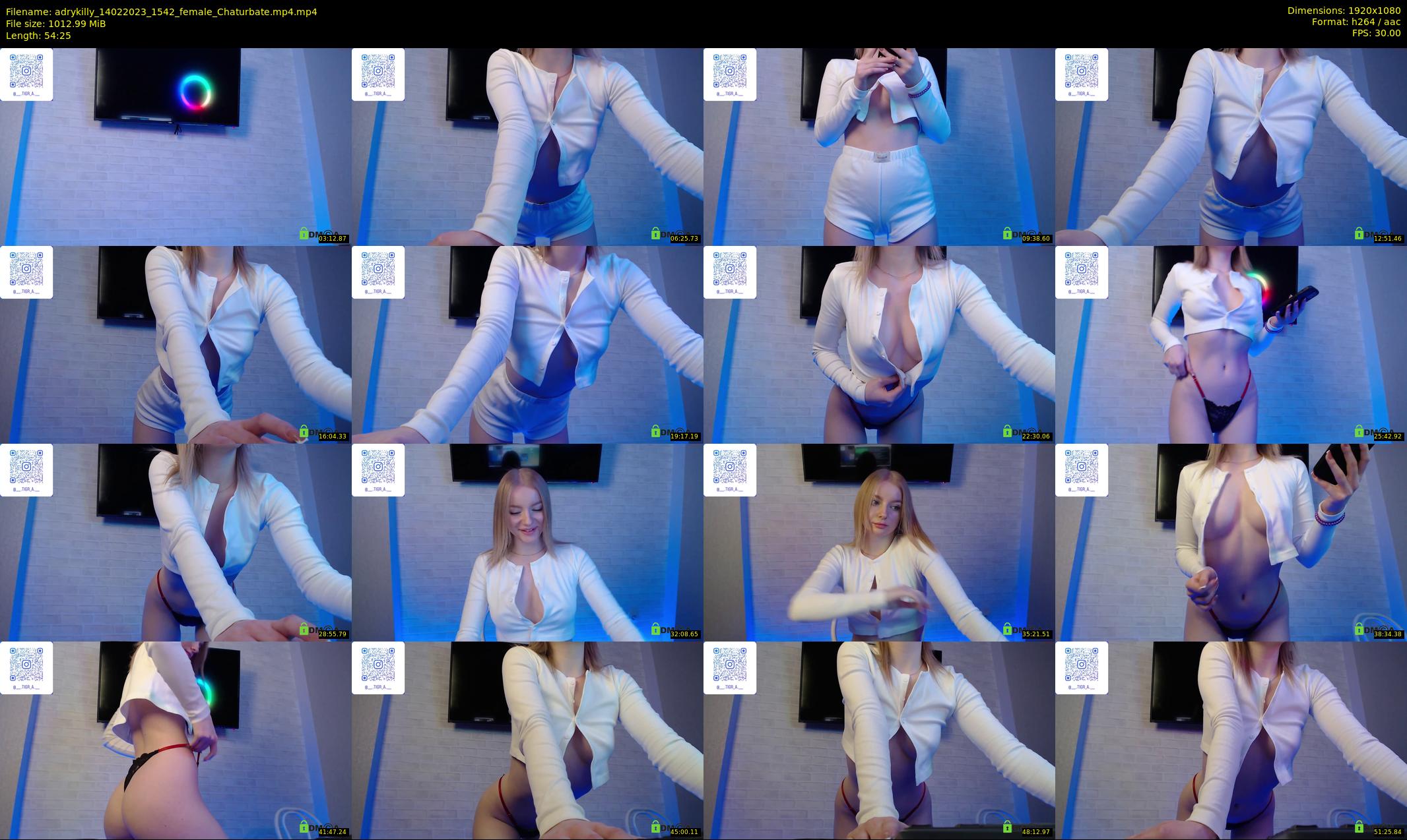 adrykilly — 55 minute Chaturbate female cam show recording, 1080p, Feb 14, 2023
