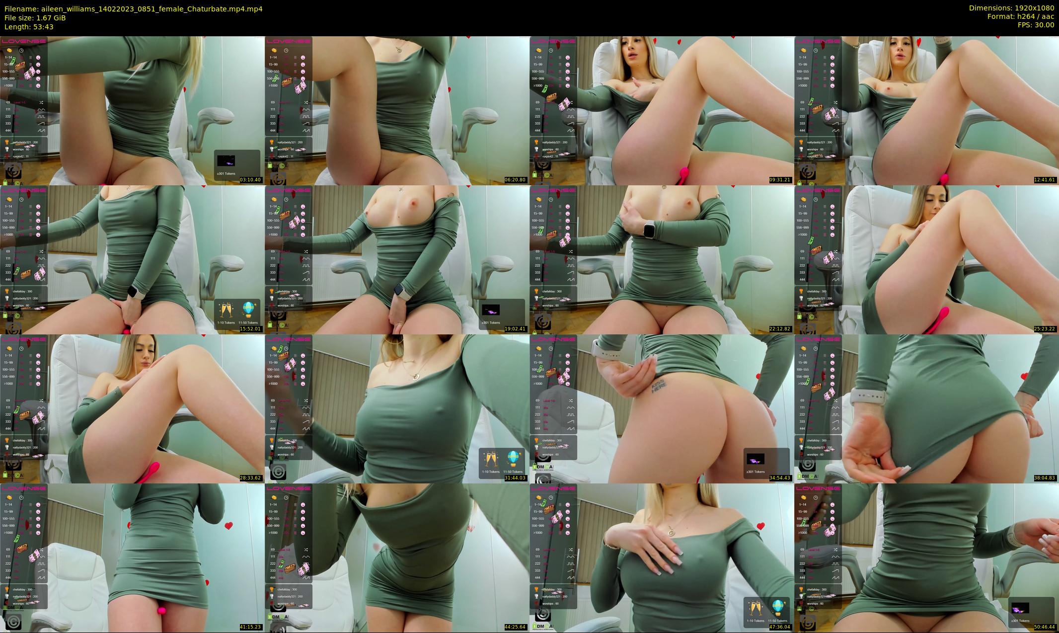 aileen_williams — 54 minute Chaturbate female cam show recording, 1080p, Feb 14, 2023