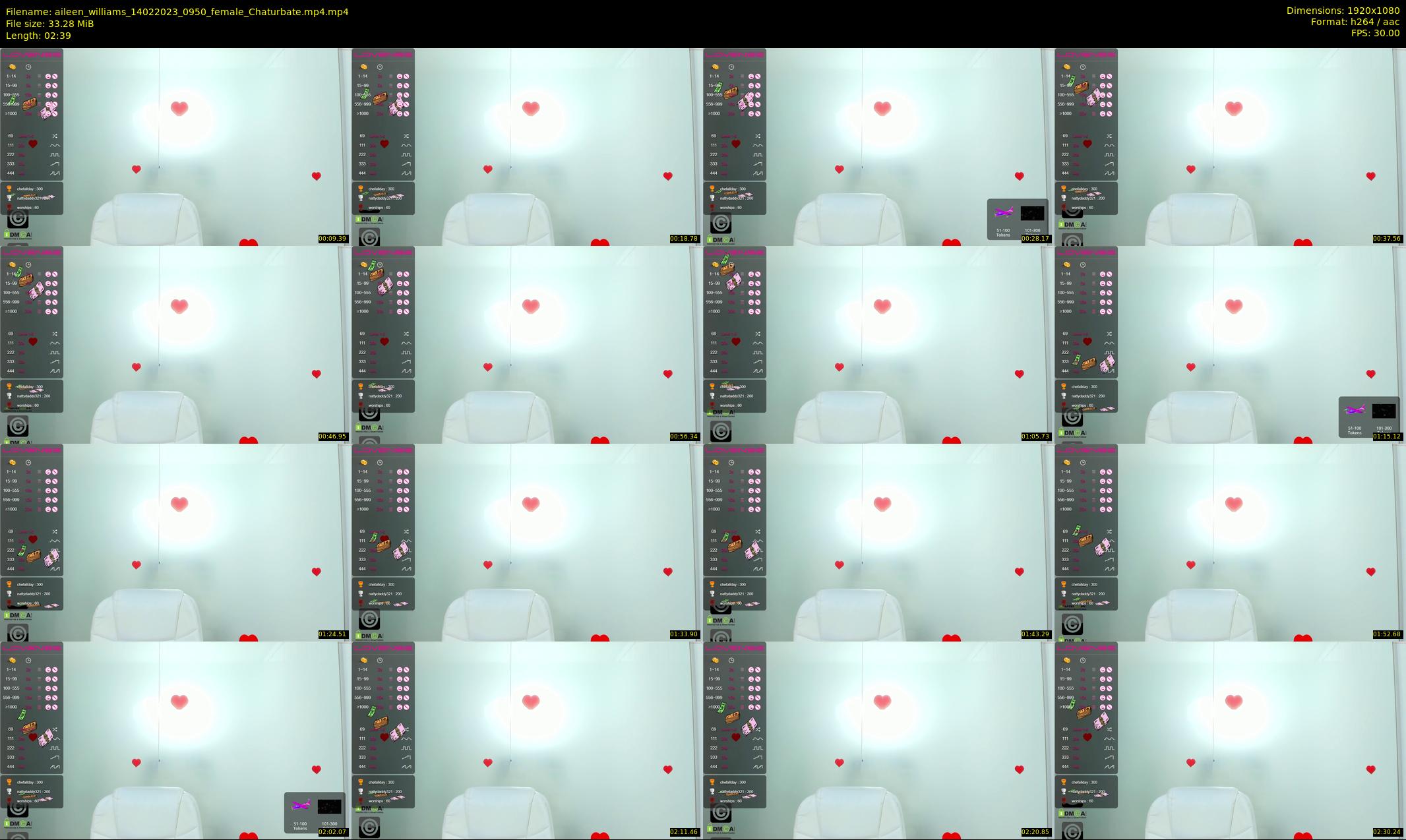 aileen_williams — 3 minute Chaturbate female cam show recording, 1080p, Feb 14, 2023