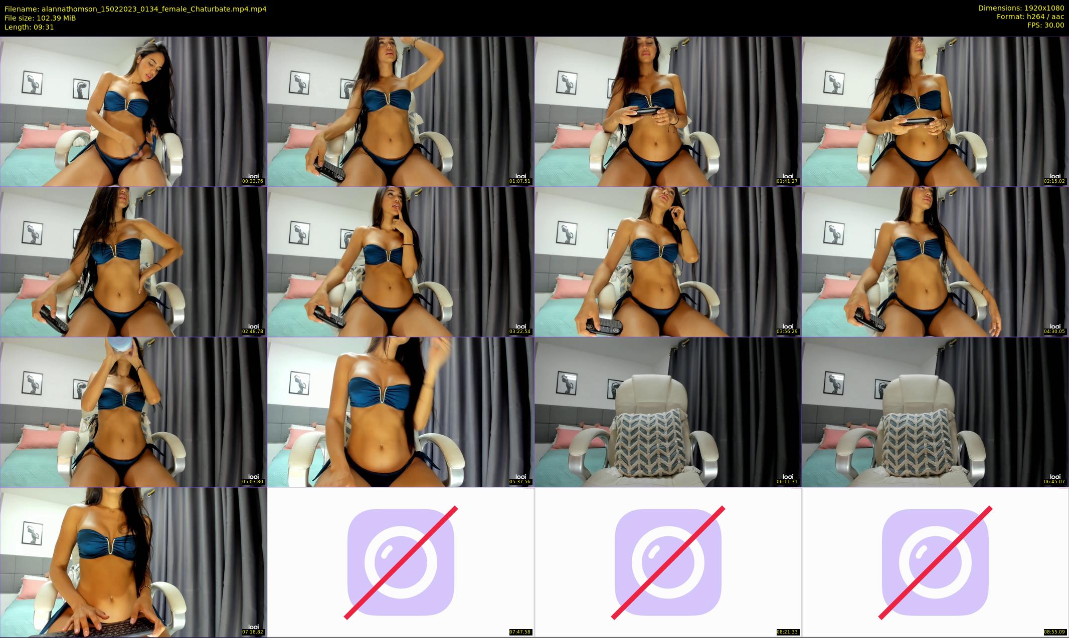 alannathomson — 10 minute Chaturbate female cam show recording, 1080p, Feb 15, 2023