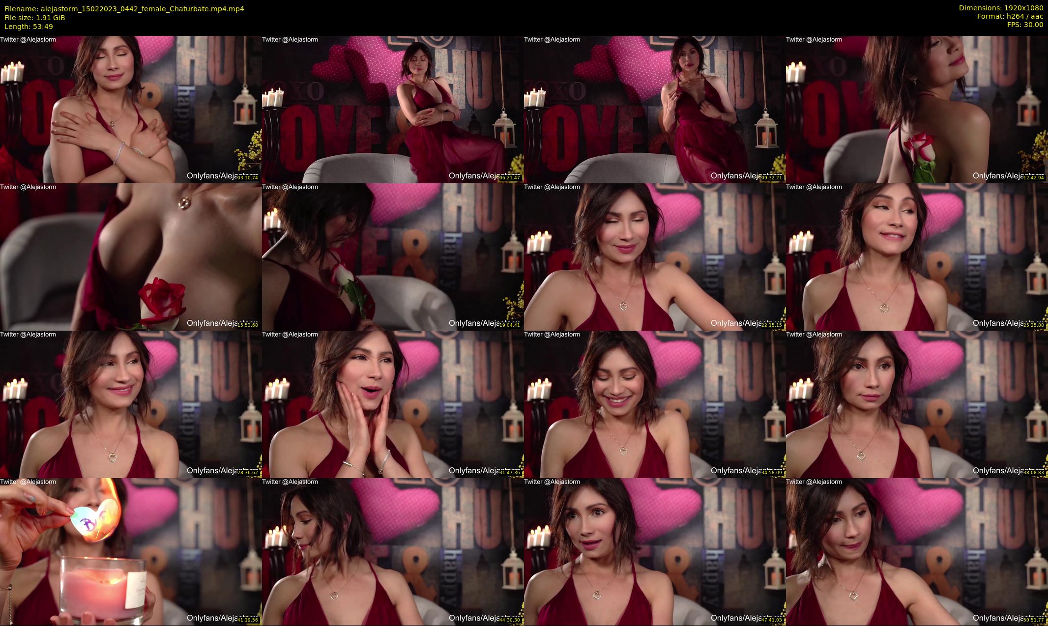 alejastorm — 54 minute Chaturbate female cam show recording, 1080p, Feb 15, 2023