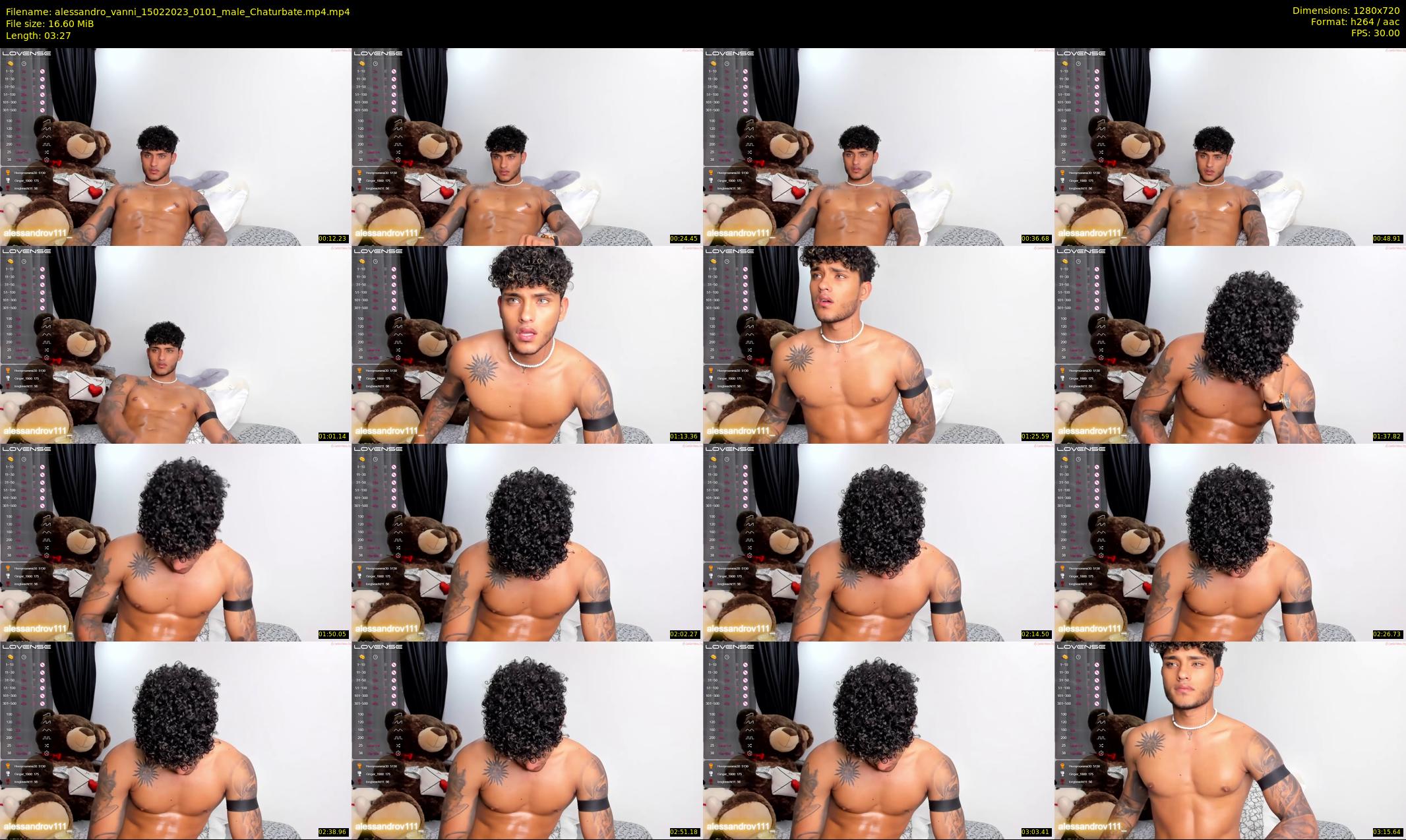 alessandro_vanni — 4 minute Chaturbate male cam show recording, 720p, Feb 15, 2023