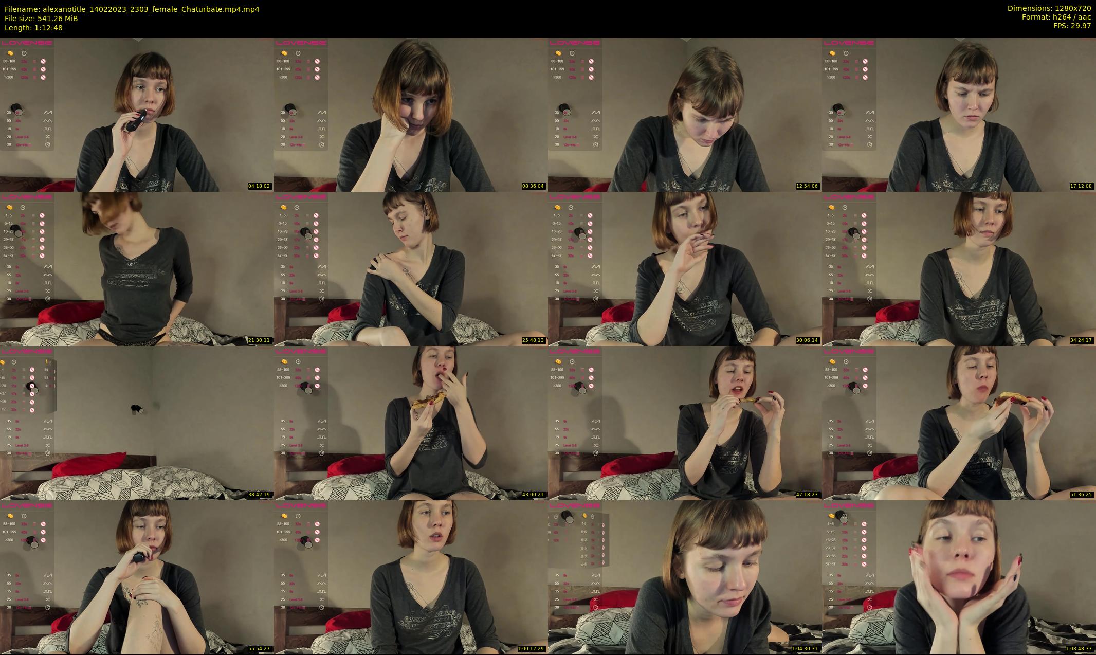 alexanotitle — 73 minute Chaturbate female cam show recording, 720p, Feb 14, 2023
