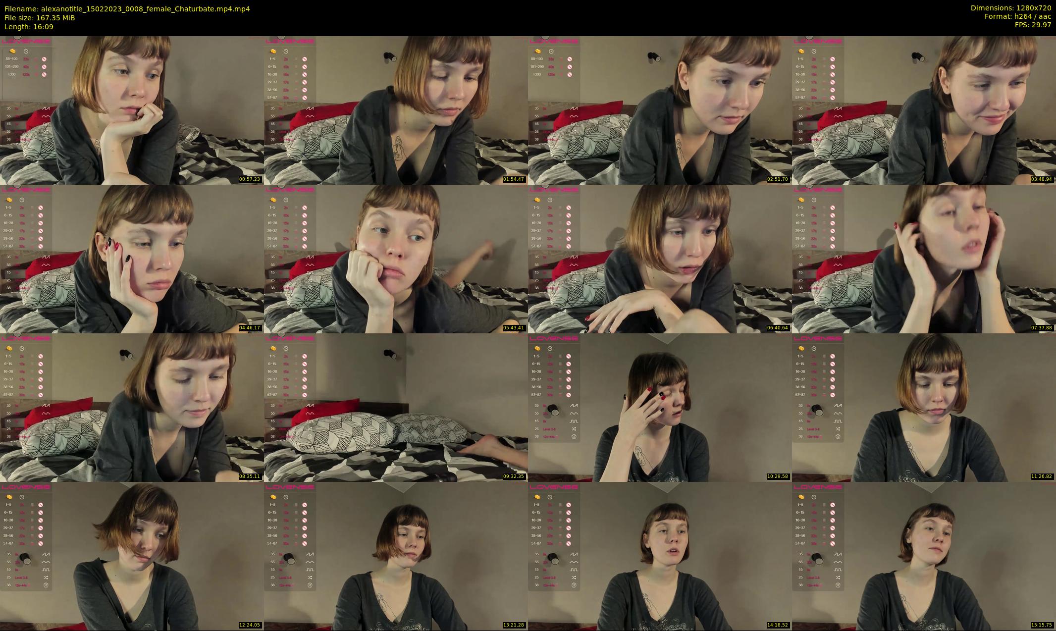 alexanotitle — 17 minute Chaturbate female cam show recording, 720p, Feb 15, 2023