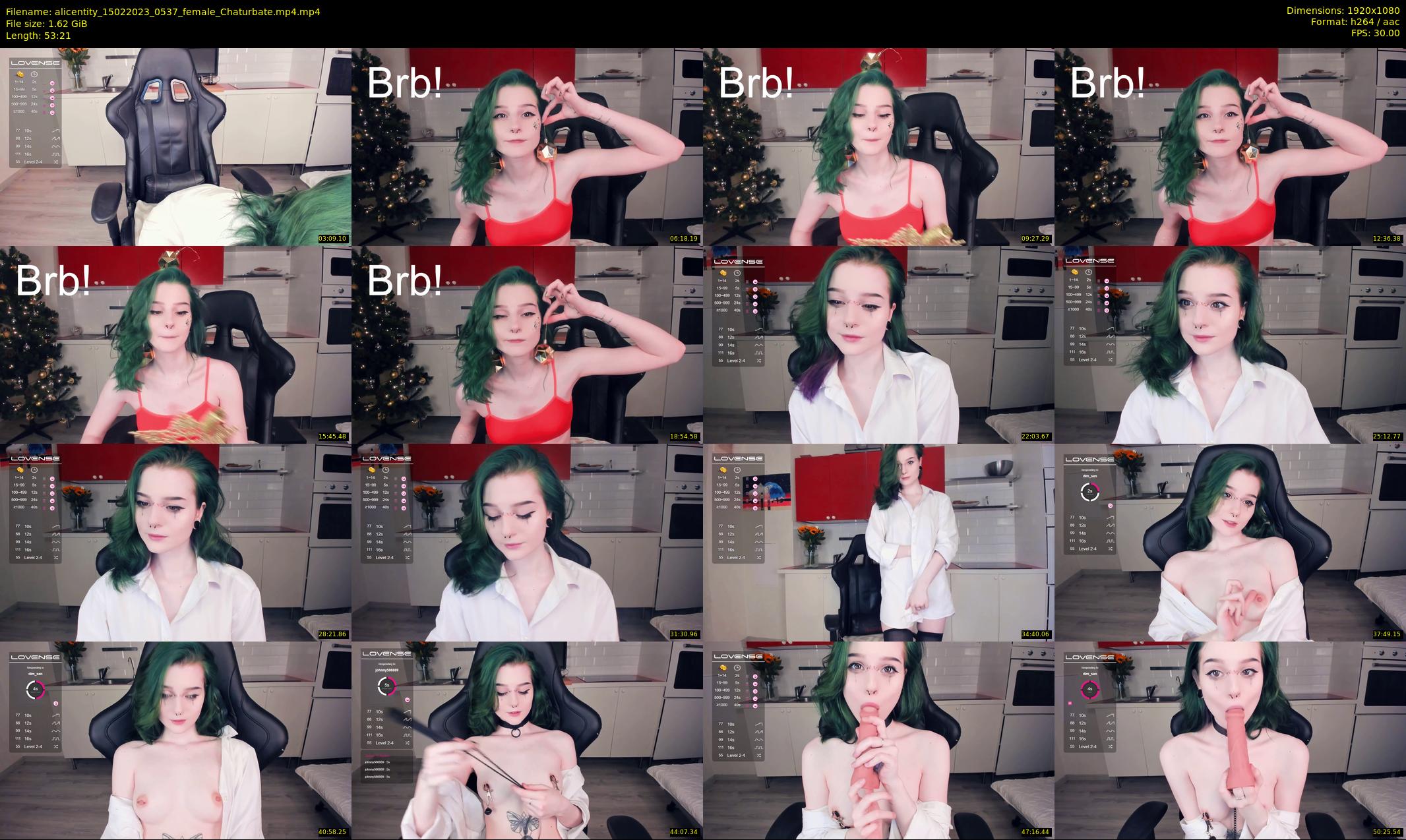 alicentity — 54 minute Chaturbate female cam show recording, 1080p, Feb 15, 2023
