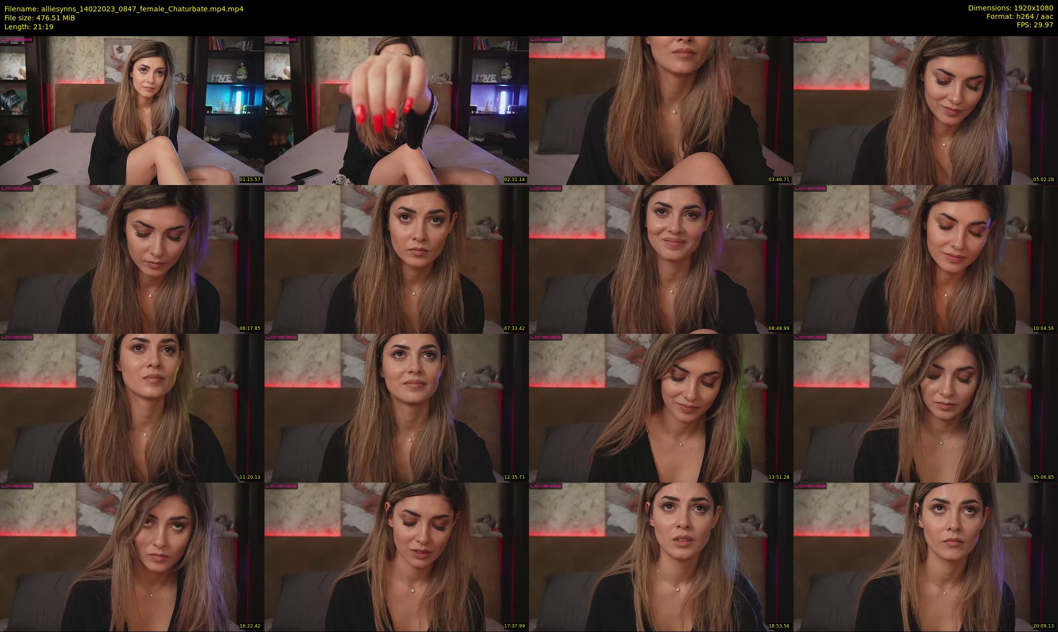 alliesynns — 22 minute Chaturbate female cam show recording, 1080p, Feb 14, 2023