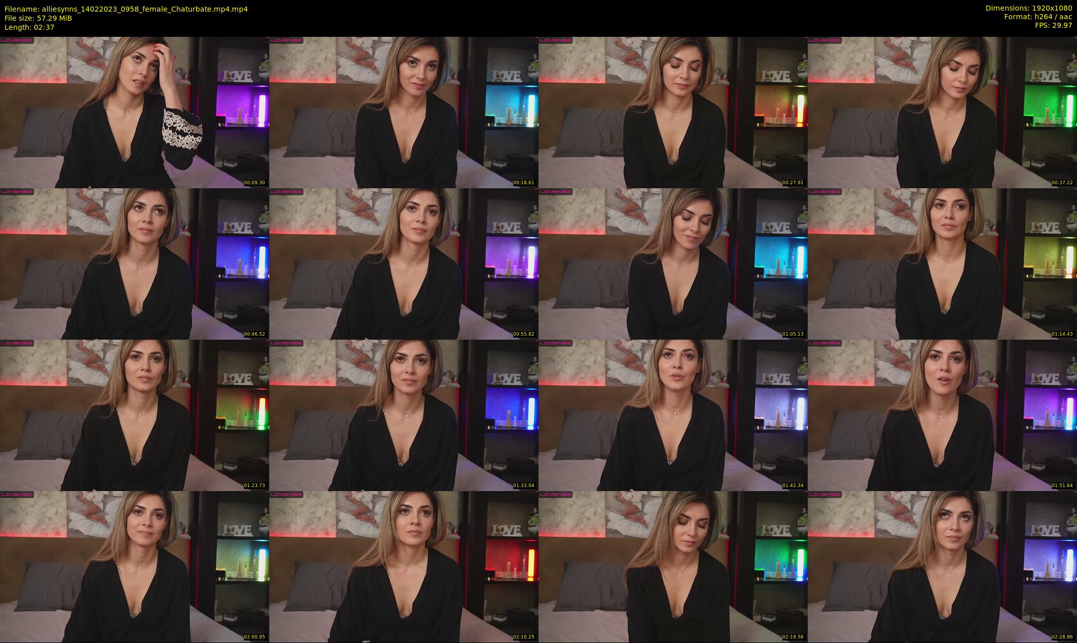 alliesynns — 3 minute Chaturbate female cam show recording, 1080p, Feb 14, 2023