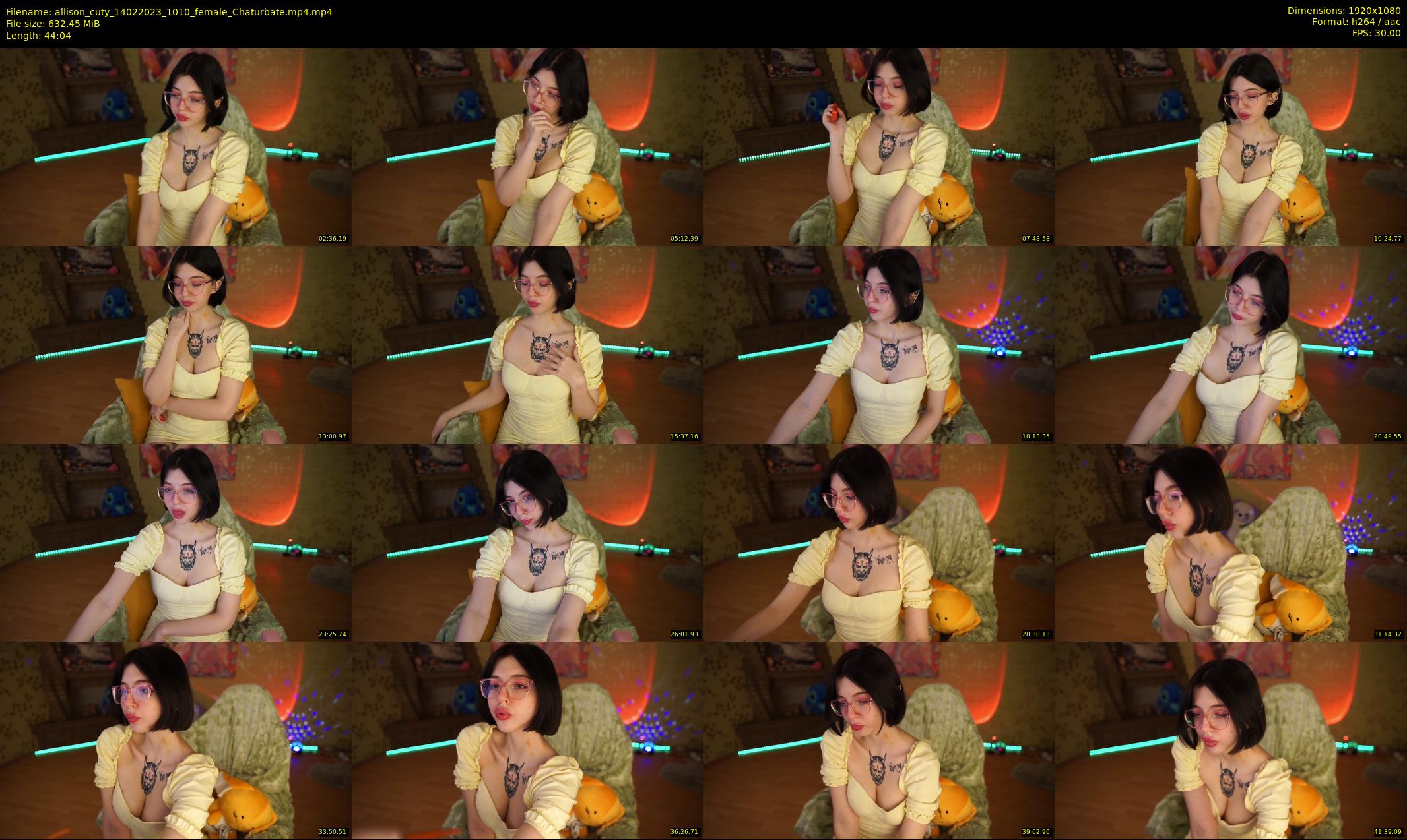 allison_cuty — 45 minute Chaturbate female cam show recording, 1080p, Feb 14, 2023