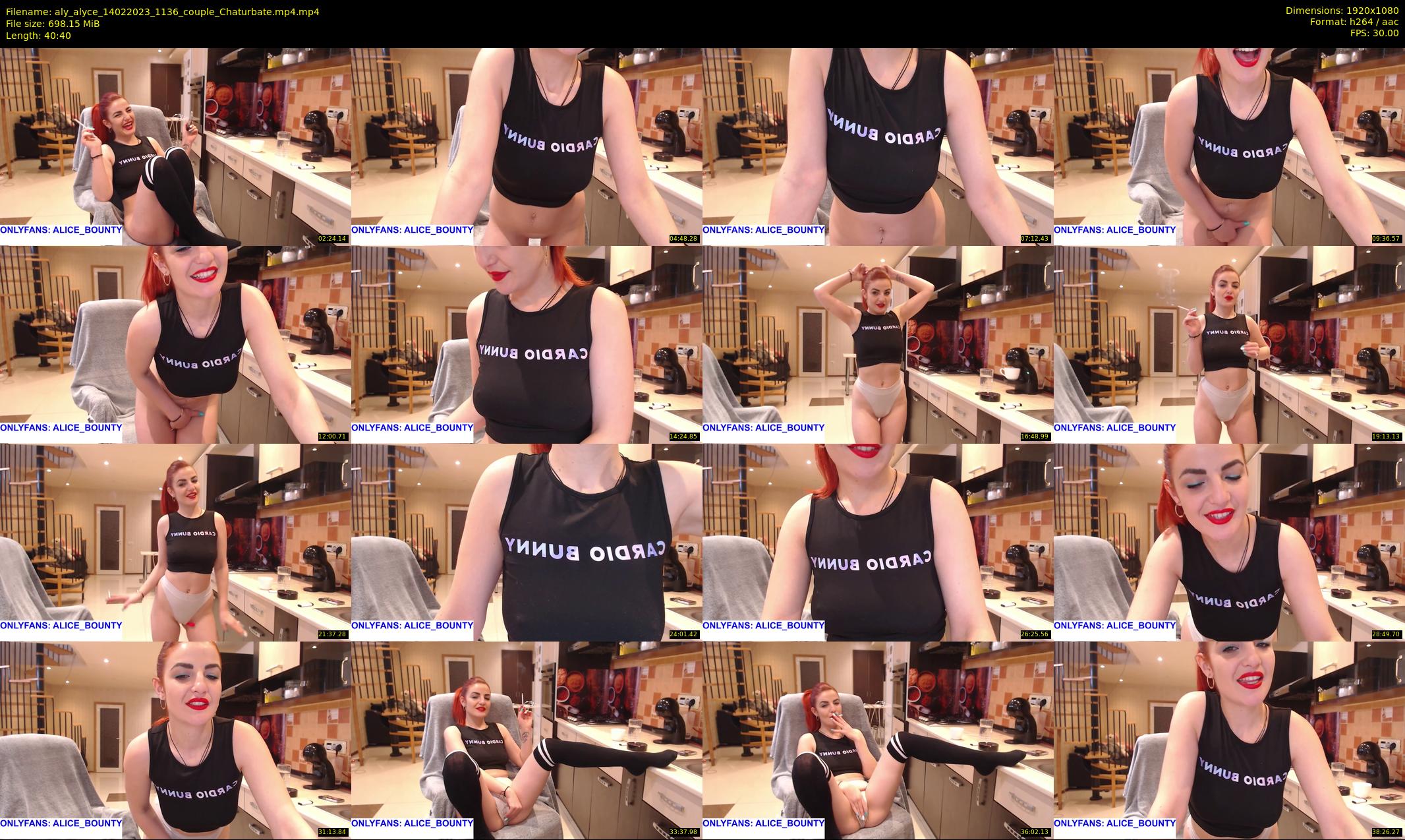 aly_alyce — 41 minute Chaturbate female cam show recording, 1080p, Feb 14, 2023