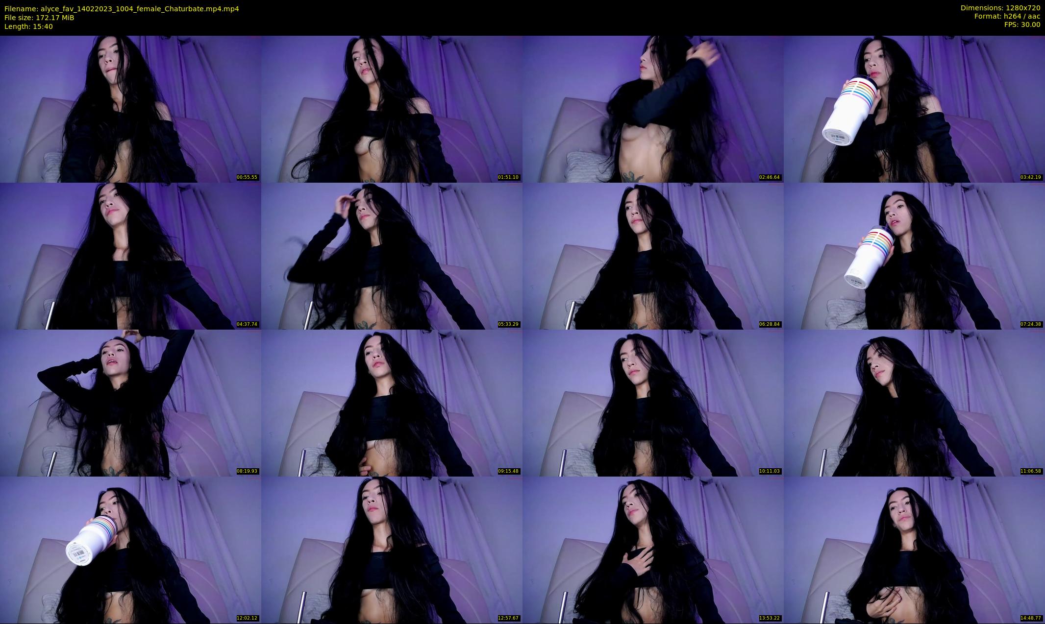 alyce_fav — 16 minute Chaturbate female cam show recording, 720p, Feb 14, 2023