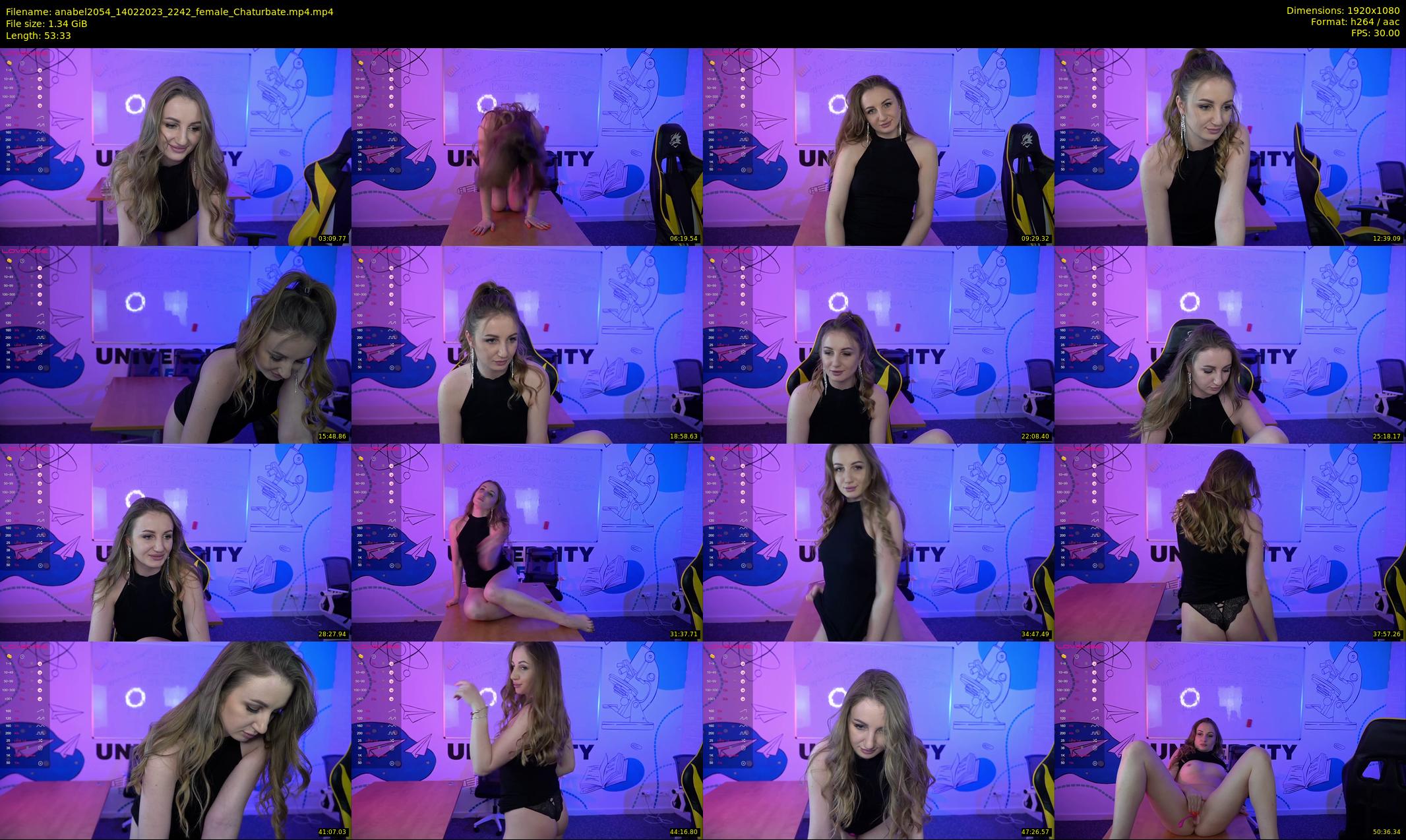 anabel2054 — 54 minute Chaturbate female cam show recording, 1080p, Feb 14, 2023