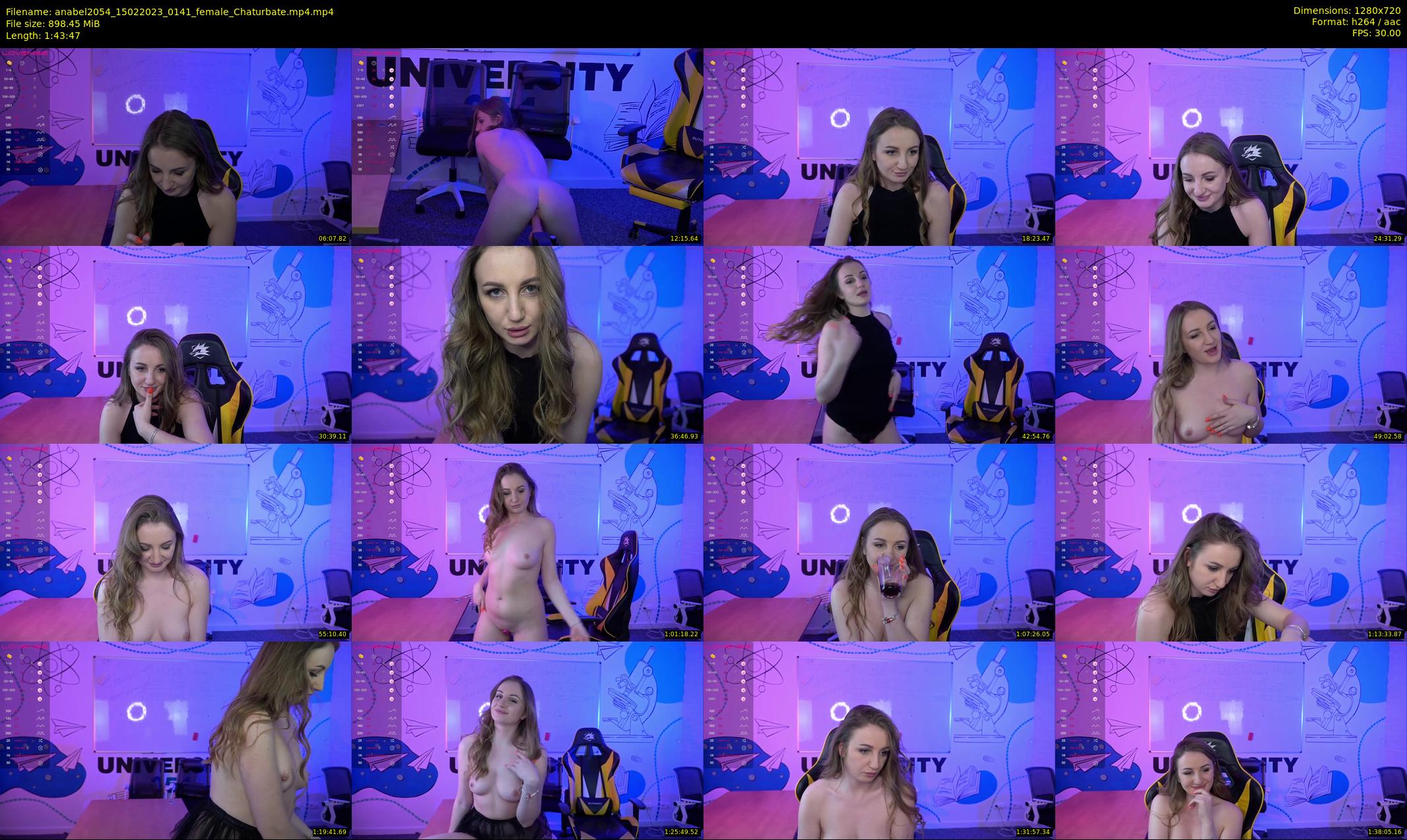 anabel2054 — 104 minute Chaturbate female cam show recording, 720p, Feb 15, 2023