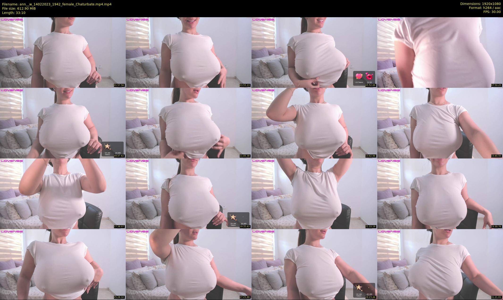 ann__w — 34 minute Chaturbate female cam show recording, 1080p, Feb 14, 2023