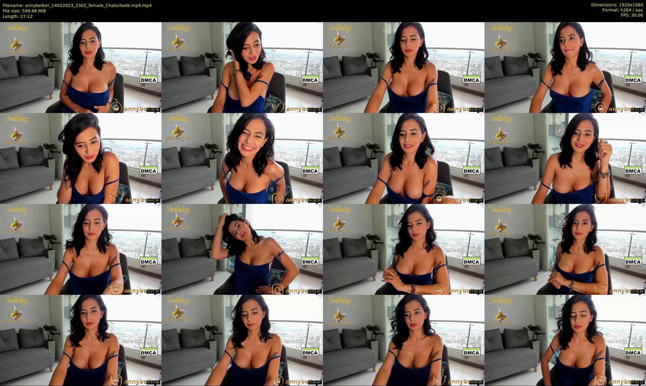 annybeiker — 28 minute Chaturbate female cam show recording, 1080p, Feb 14, 2023