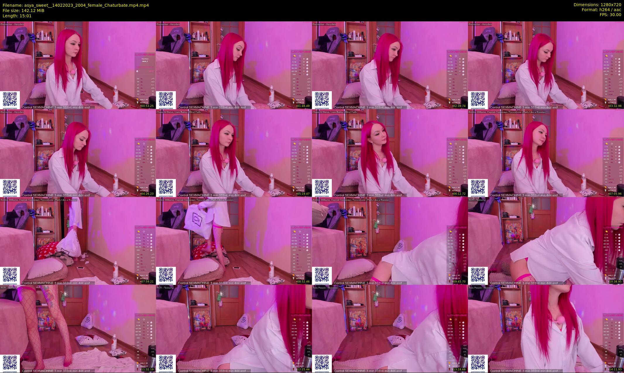 asya_sweet_ — 16 minute Chaturbate female cam show recording, 720p, Feb 14, 2023