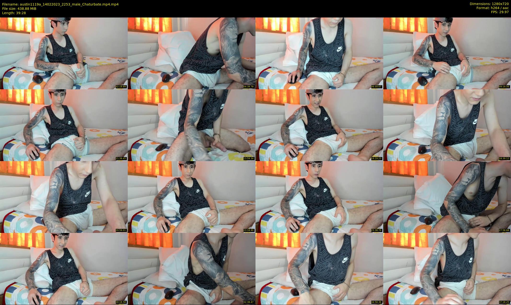 austin1119a — 40 minute Chaturbate male cam show recording, 720p, Feb 14, 2023