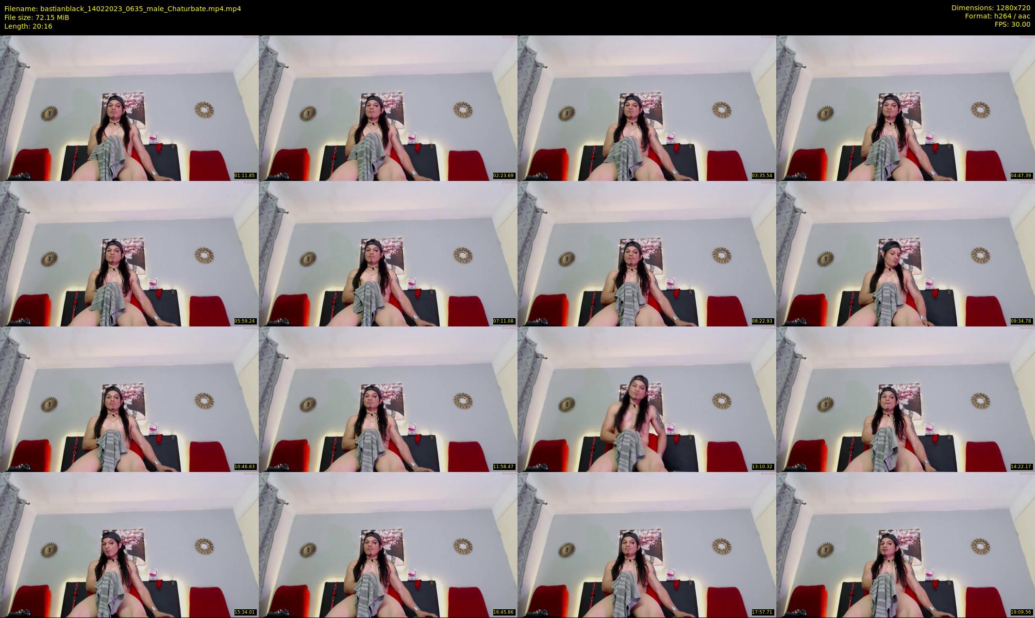 bastianblack — 21 minute Chaturbate male cam show recording, 720p, Feb 14, 2023
