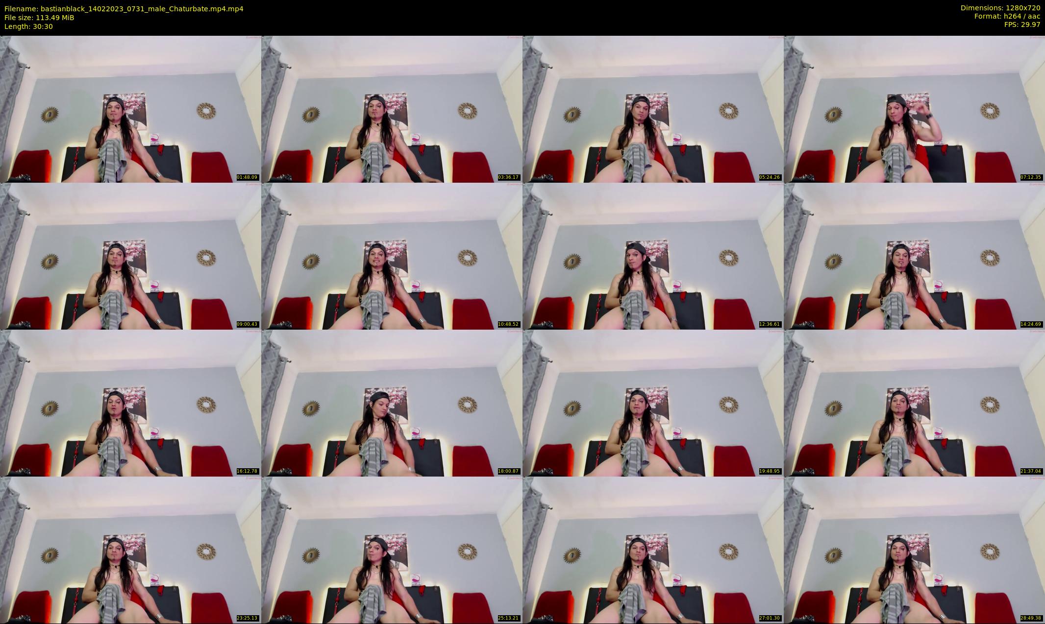 bastianblack — 31 minute Chaturbate male cam show recording, 720p, Feb 14, 2023