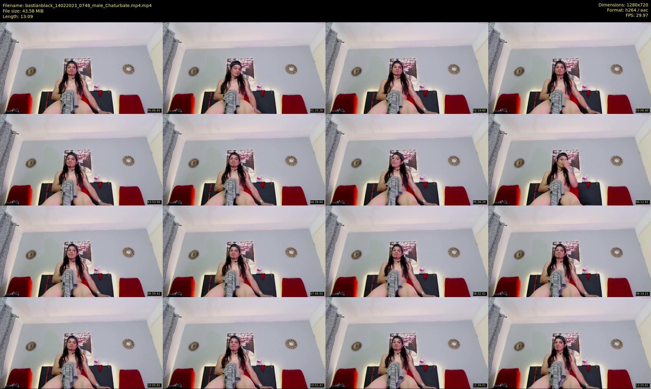 bastianblack — 14 minute Chaturbate male cam show recording, 720p, Feb 14, 2023