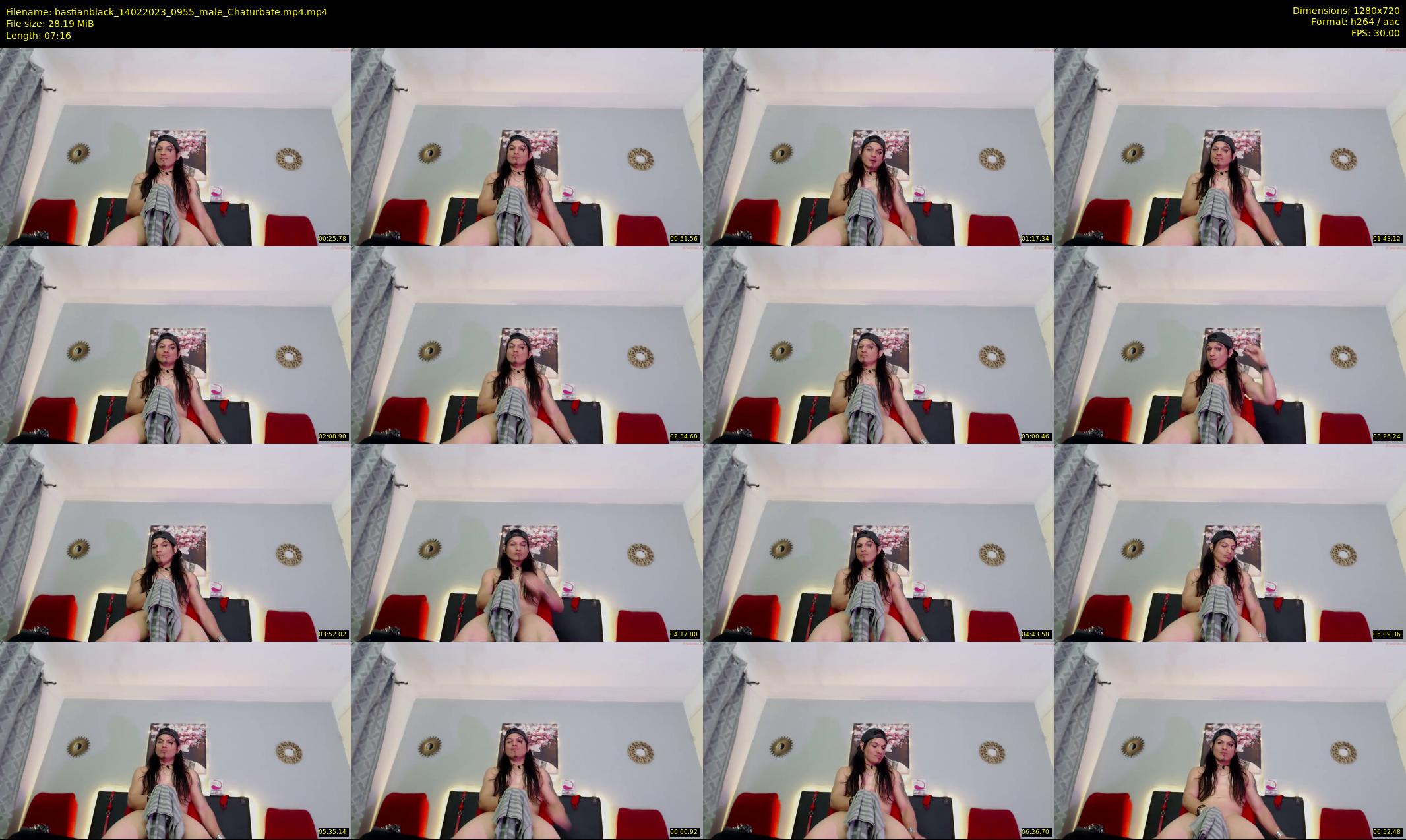 bastianblack — 8 minute Chaturbate male cam show recording, 720p, Feb 14, 2023