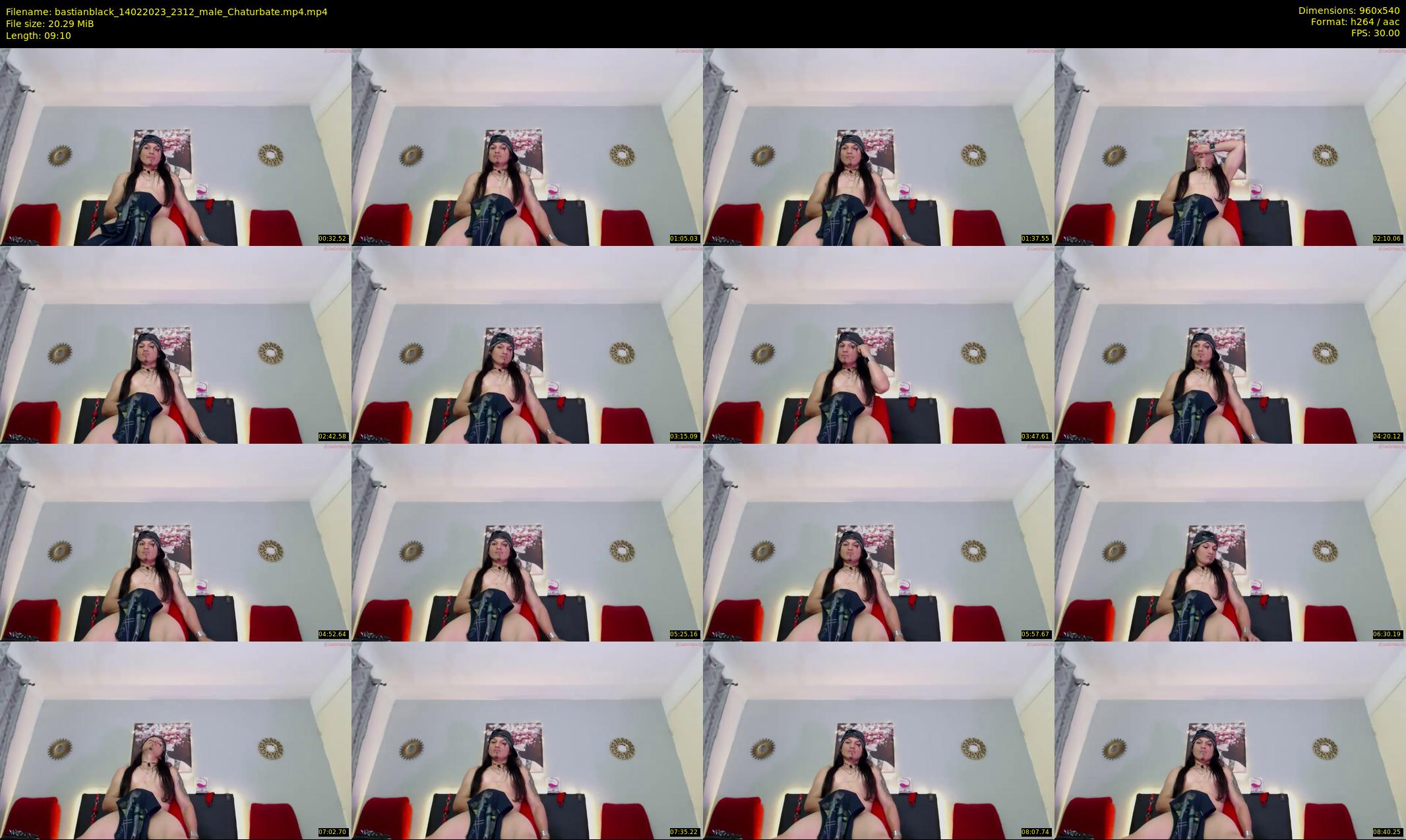 bastianblack — 10 minute Chaturbate male cam show recording, 480p, Feb 14, 2023